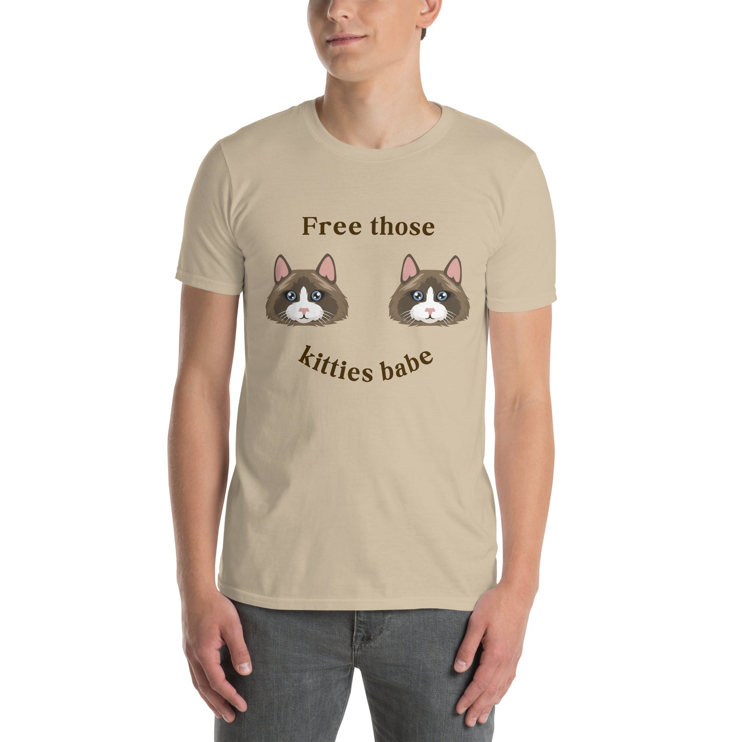 Free Those Kitties Babe Unisex Tee by EraofInk