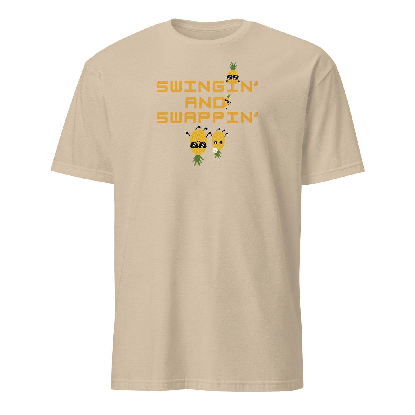 Swinger Lifestyle Tee Swingin' and Swapping Unisex Tee by EraofInk