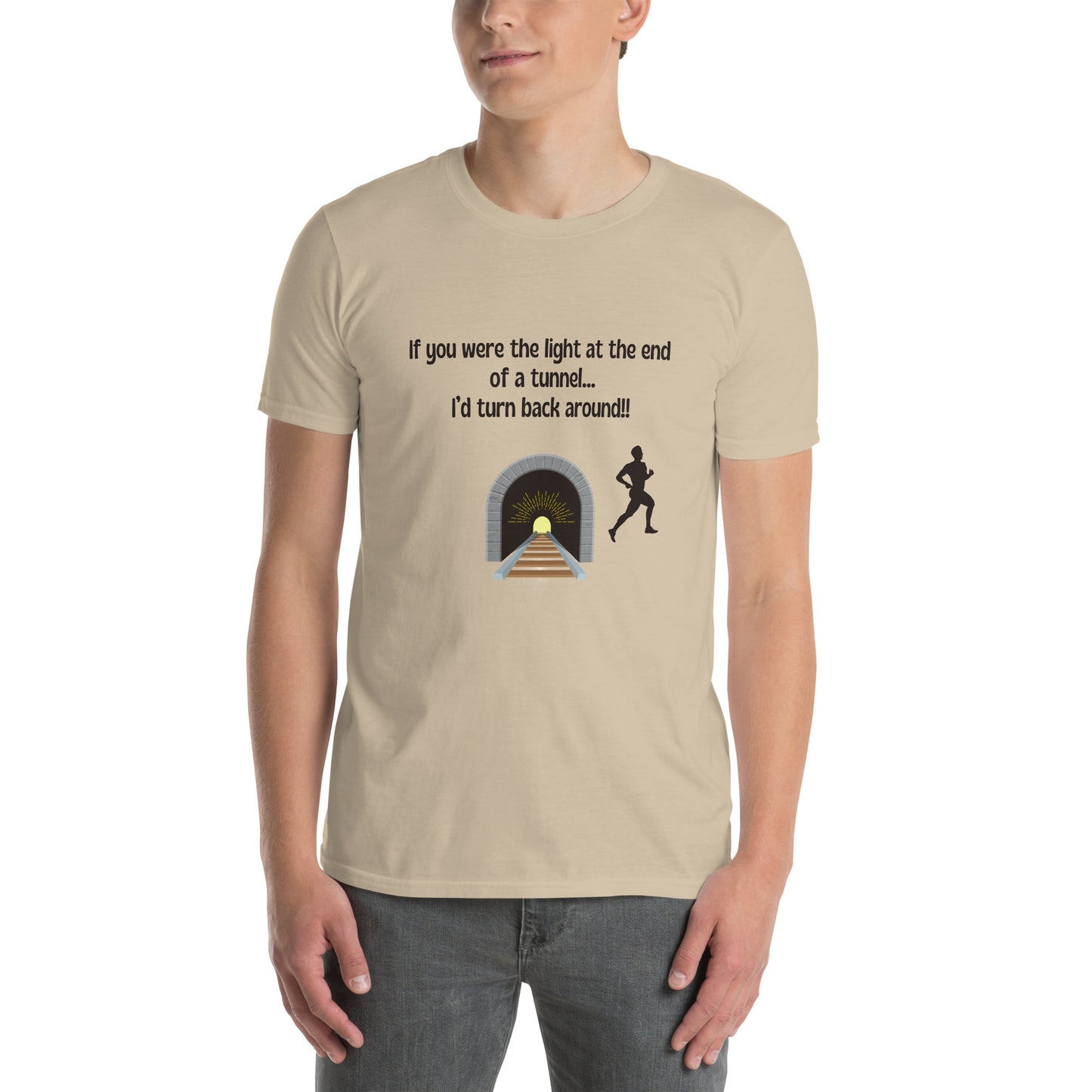 Funny Insult Unisex Tee If You Were the Light at the End of a Tunnel ..by EraofInk