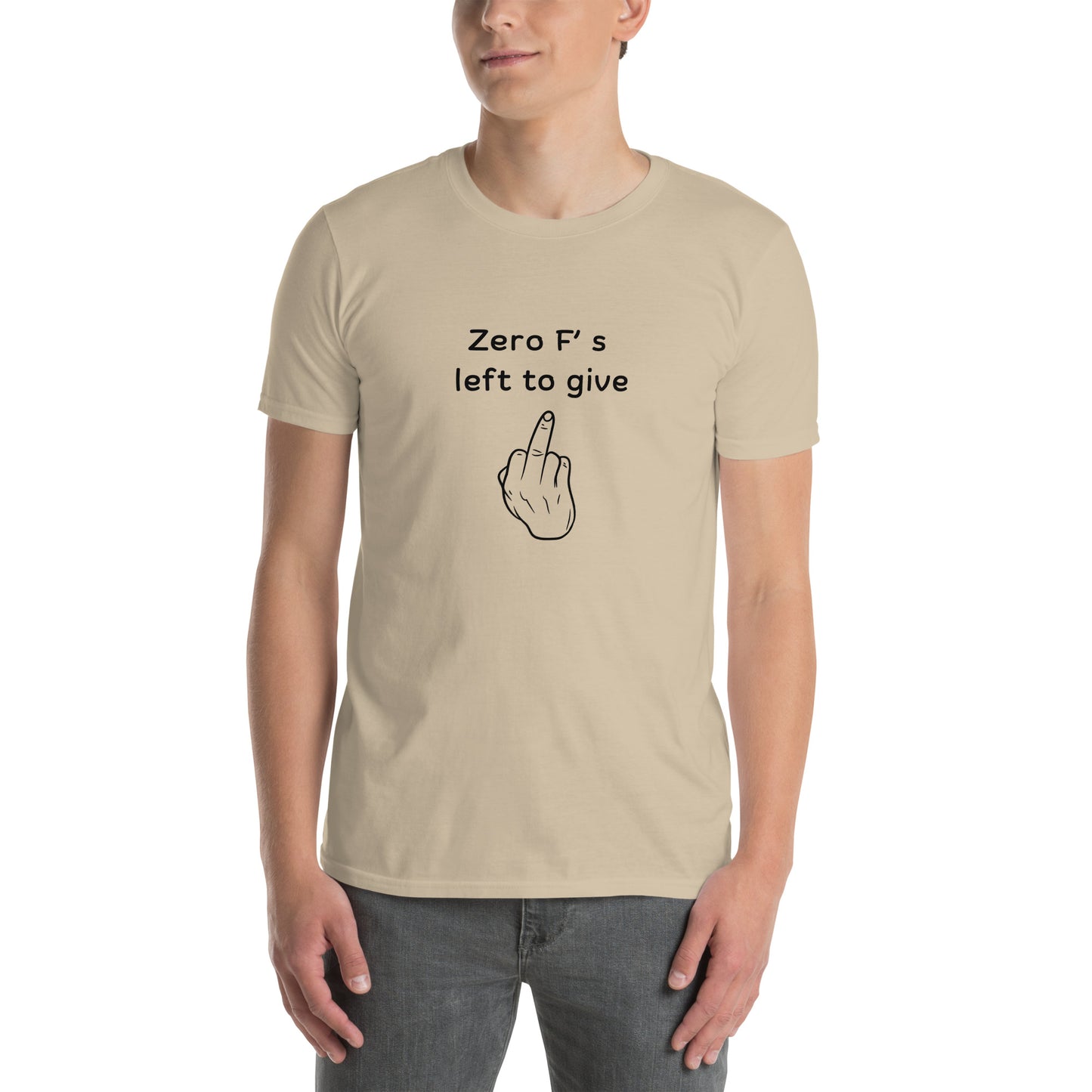 Zero F's Left to Give Unisex Tee by EraofInk