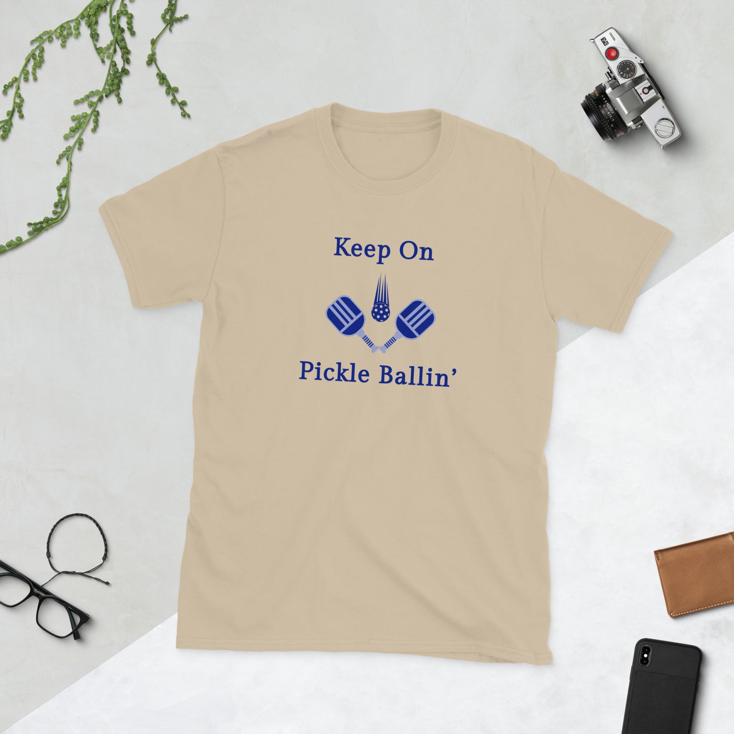 Keep On Pickle Ballin' Unisex Tee by EraofInk