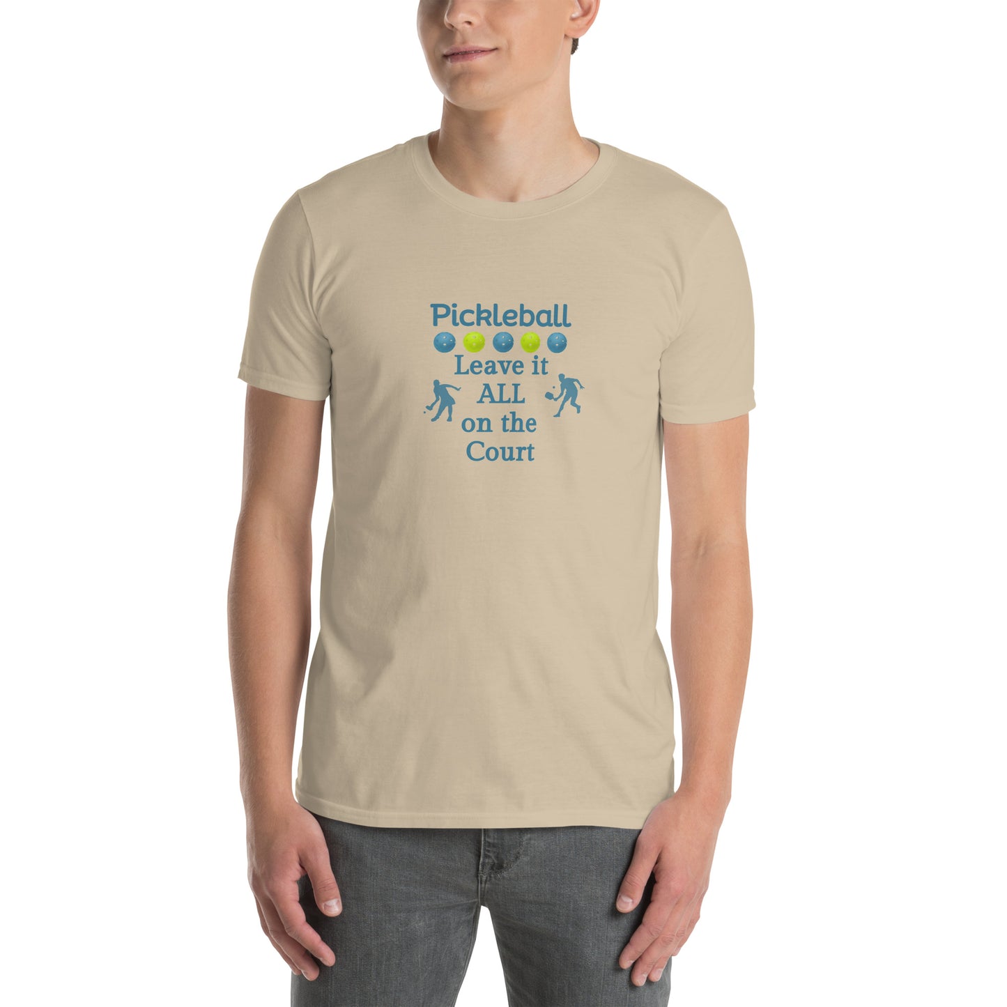 Pickleball Leave It All On The Court Unisex Tee by EraofInk
