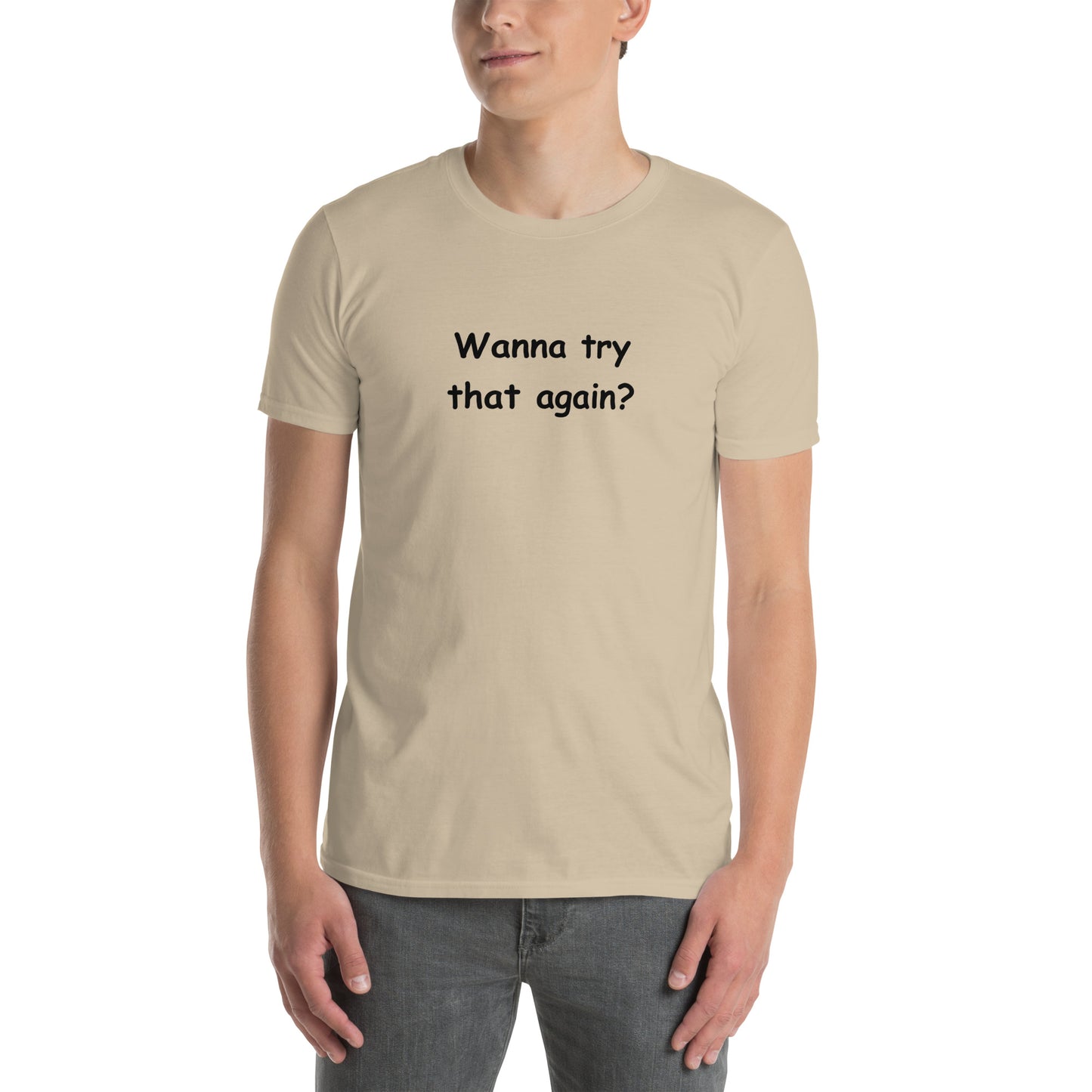 Perfect Tee for a Guy That Likes to Fight Wanna Try That Again Unisex Tee by EraofInk