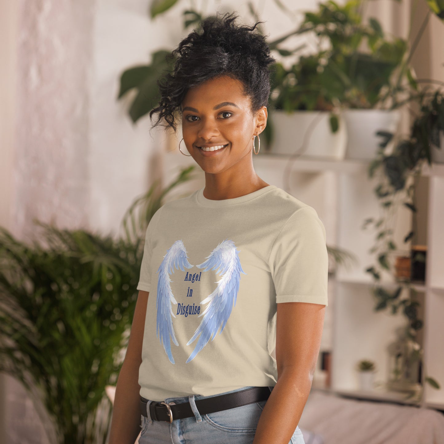 Angel in Disguise Unisex Tee by EraofInk