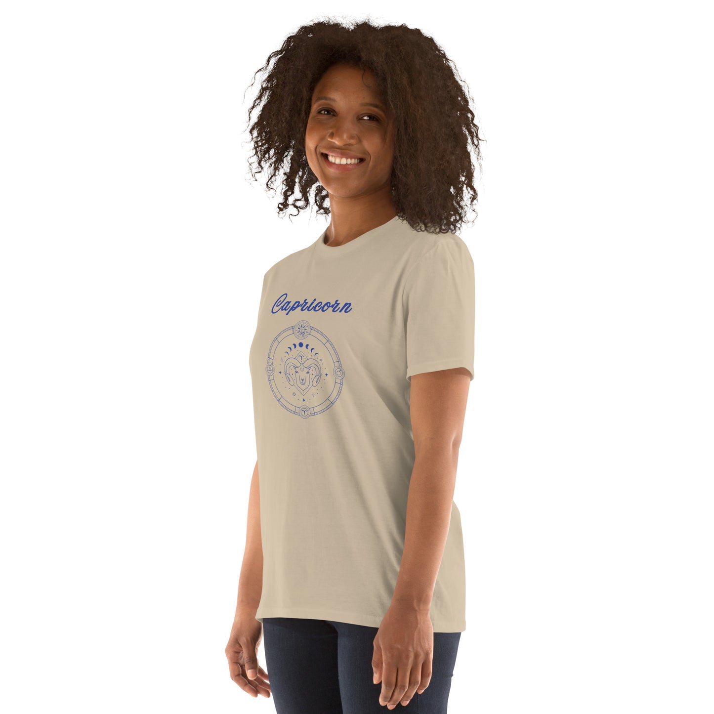 Capricorn Astrological Zodiac Unisex Tee by EraofInk