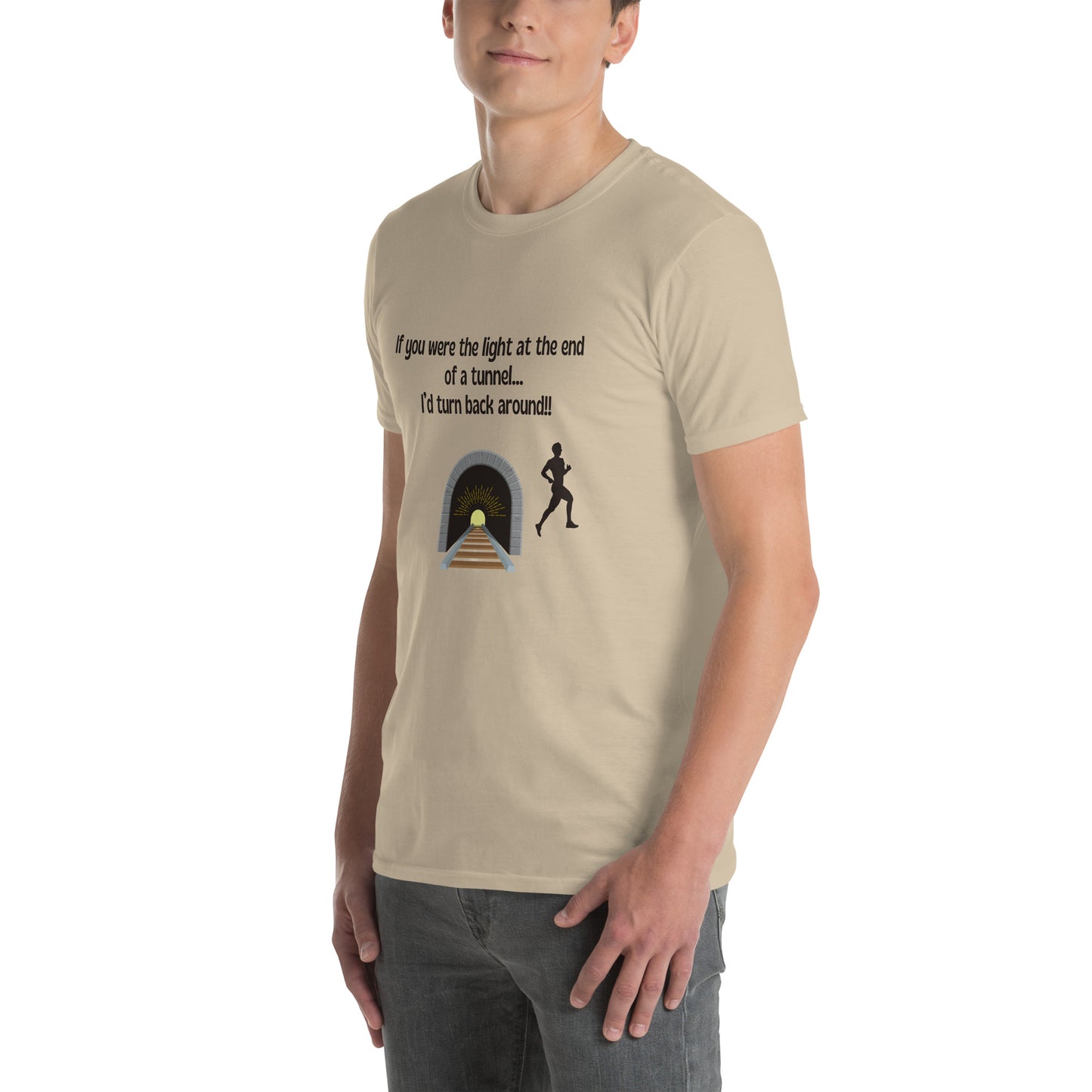 Funny Insult Unisex Tee If You Were the Light at the End of a Tunnel ..by EraofInk