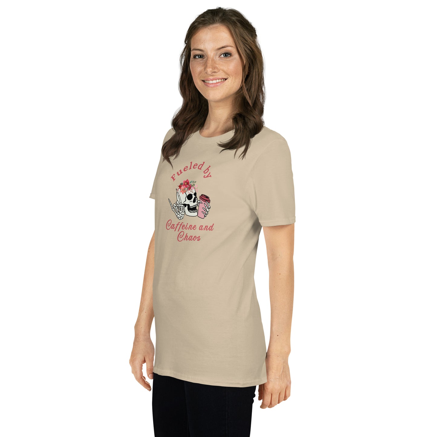 Fueled by Caffeine & Chaos Unisex Tee by EraofInk