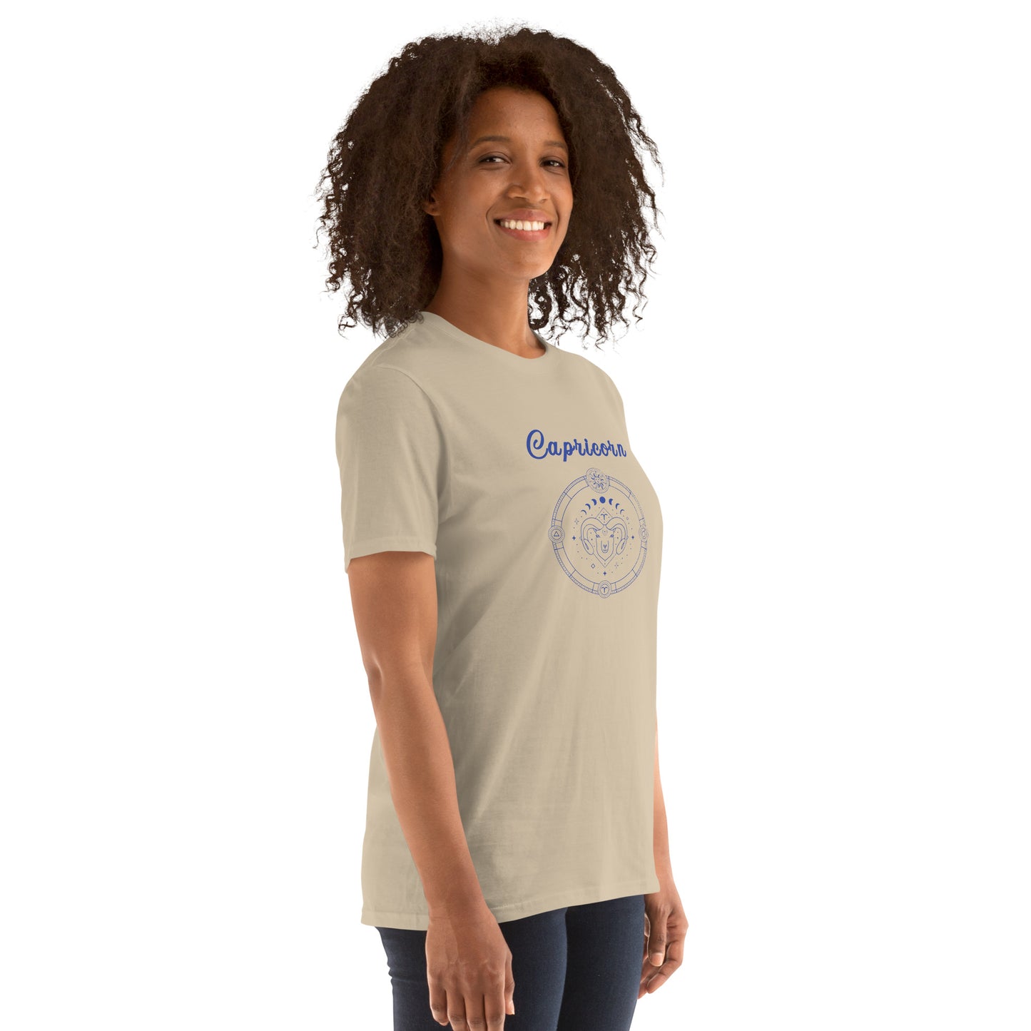 Capricorn Astrological Zodiac Unisex Tee by EraofInk