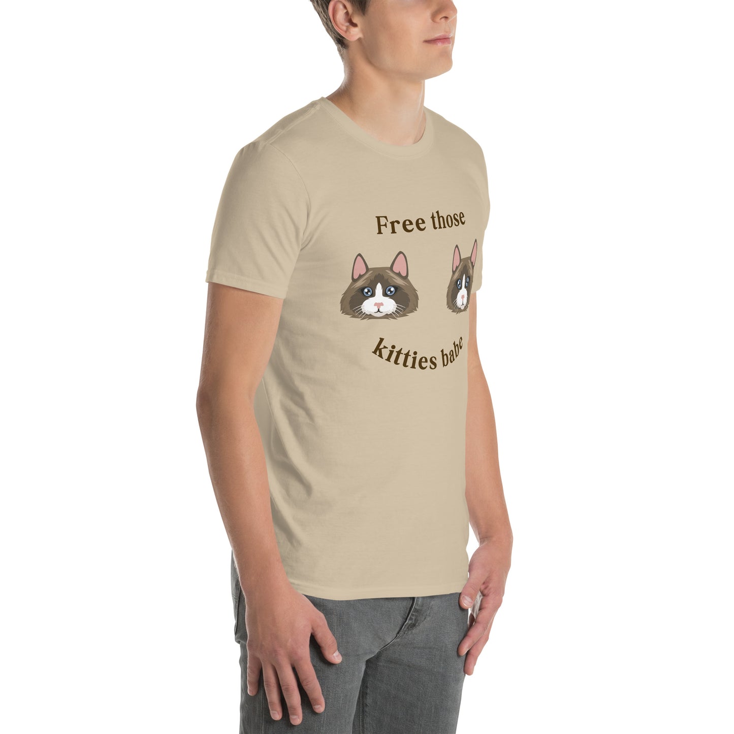 Free Those Kitties Babe Unisex Tee by EraofInk