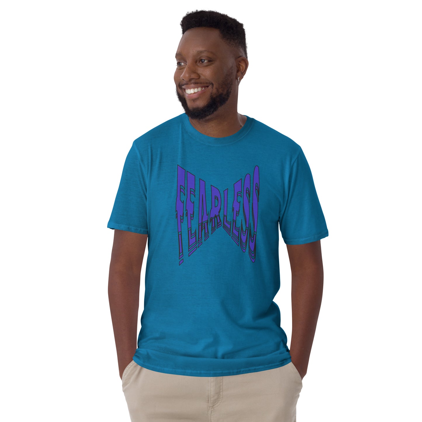 Fearless Warped Font Unisex Tee by EraofInk