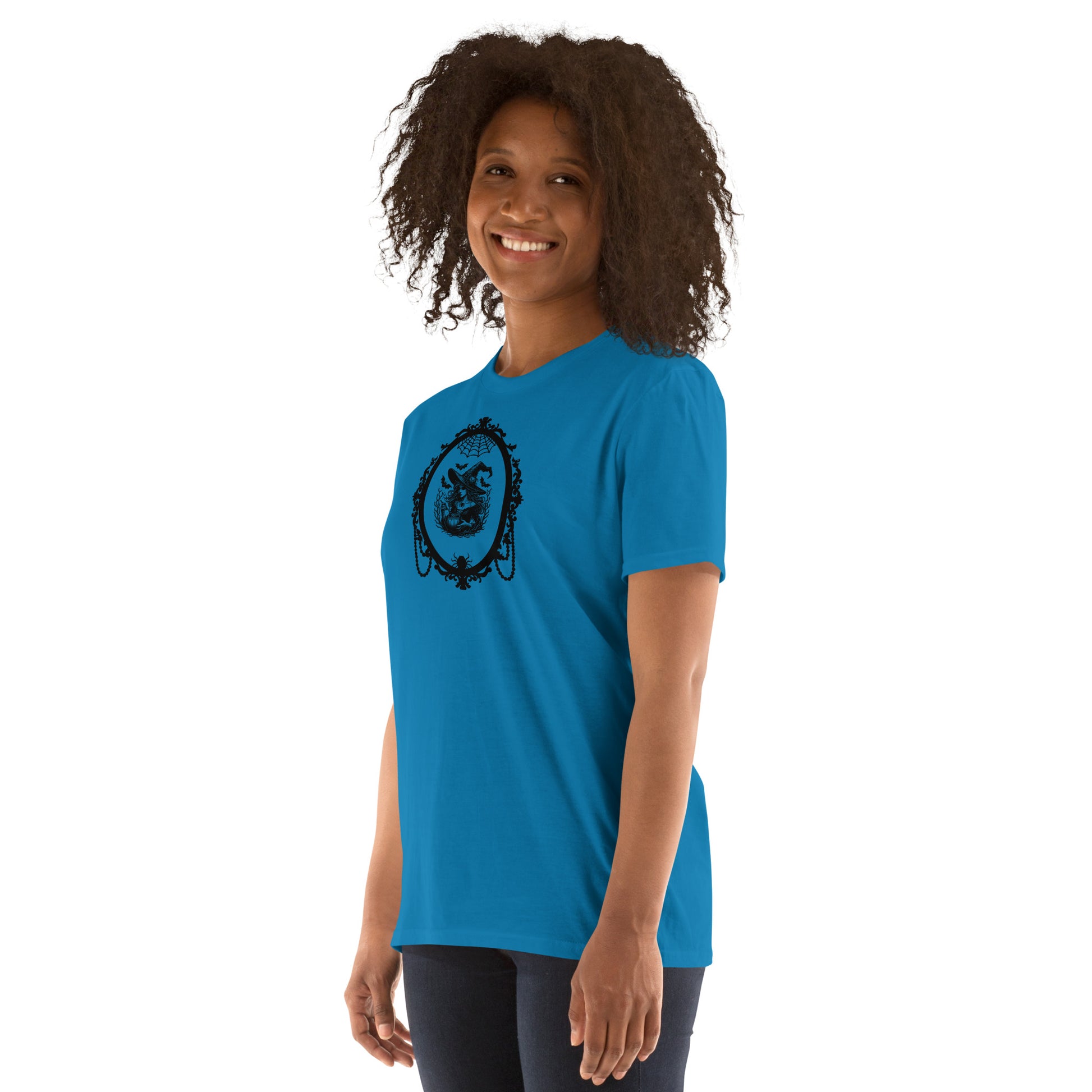 Goth Witch in Victorian Frame Unisex Tee by EraofInk