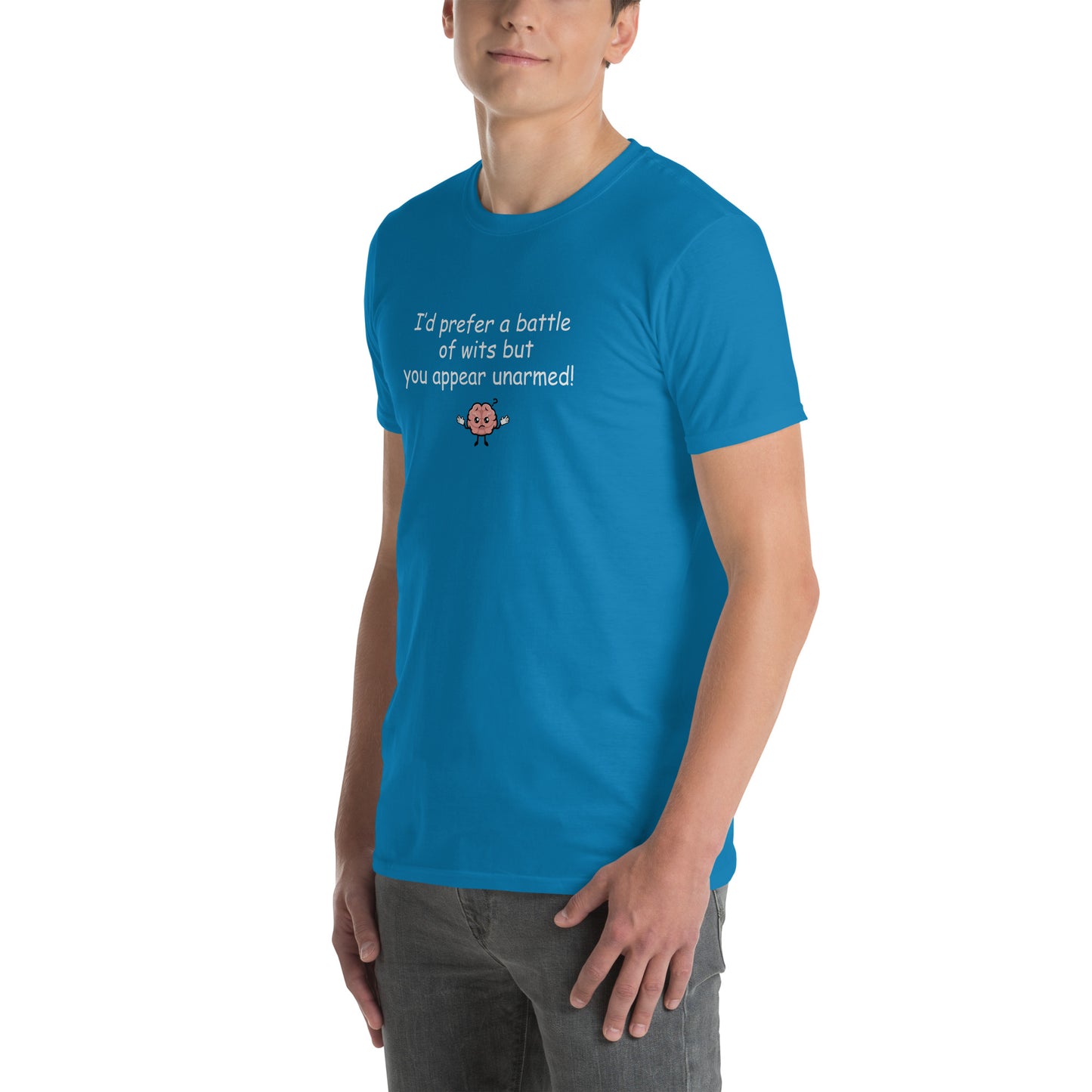 Insult Tee I'd Prefer a Battle of Wits but You Appear Unarmed Unisex Tee by EraolfInk