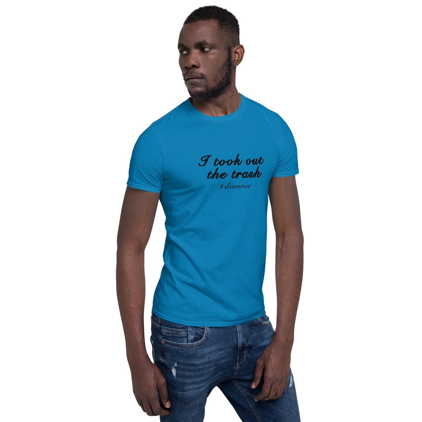 Funny Divorce Tee I Took Out the Trash Unisex Tee by EraofInk