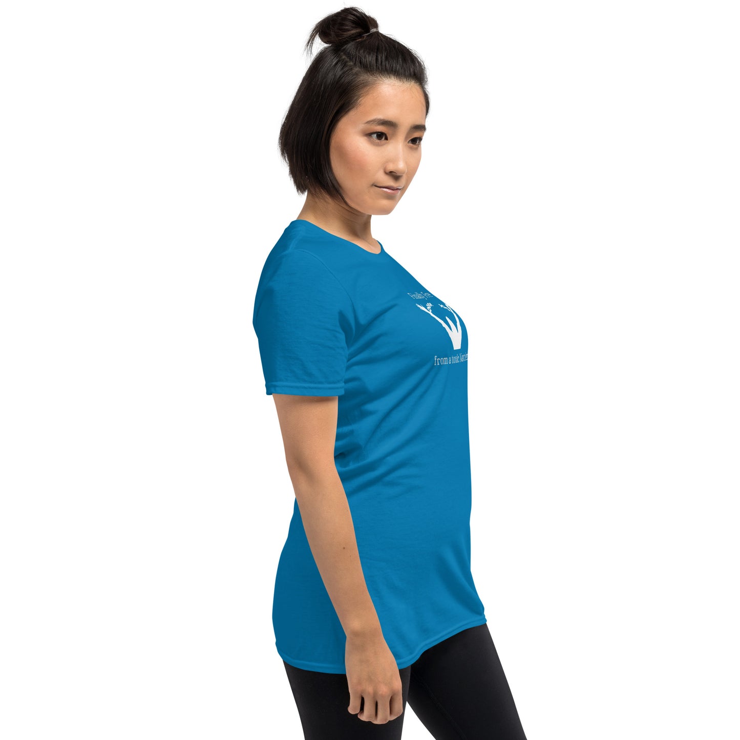 Find Your Happy Spot Finally Free from the Toxic Narcissist Unisex Tee by EraofInk