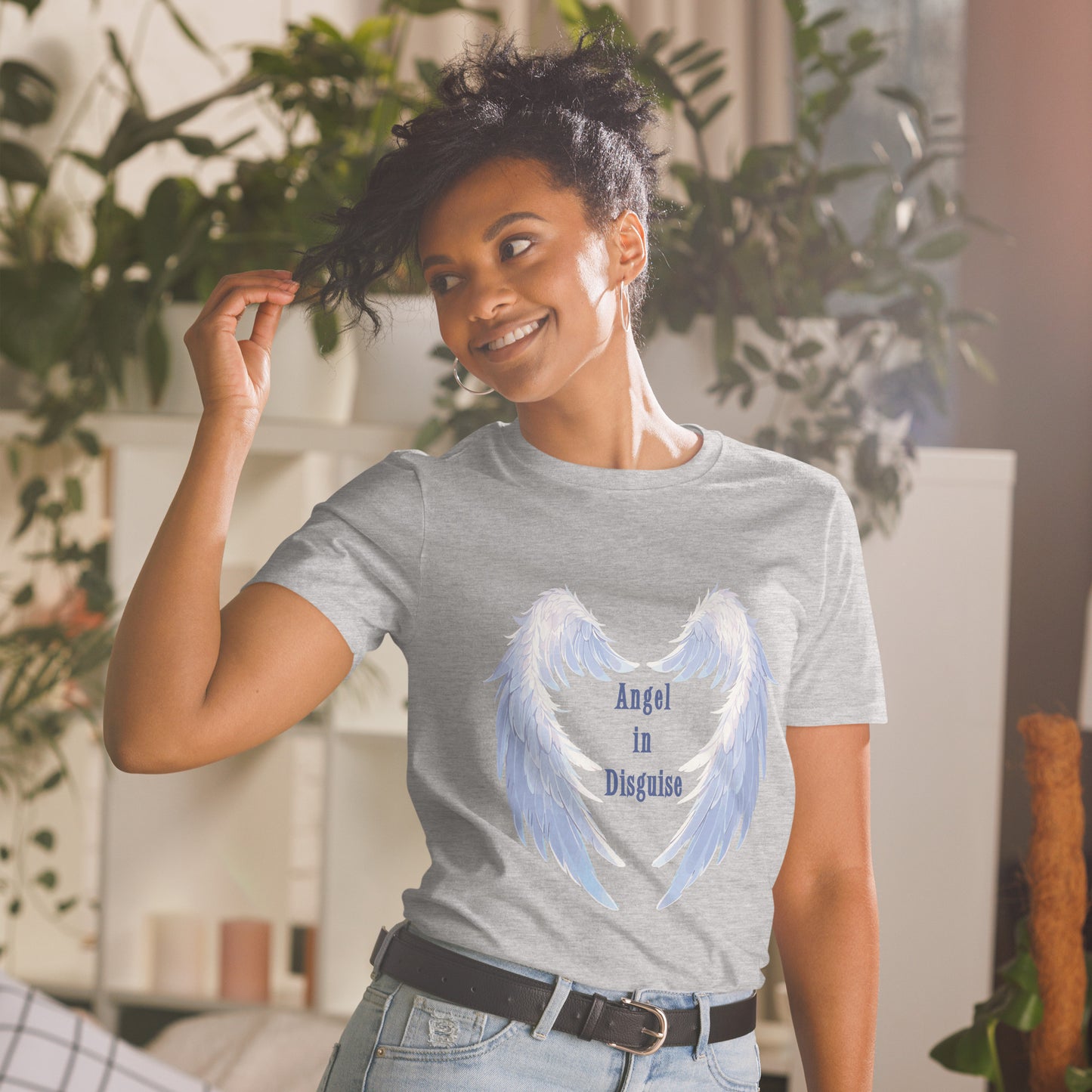 Angel in Disguise Unisex Tee by EraofInk