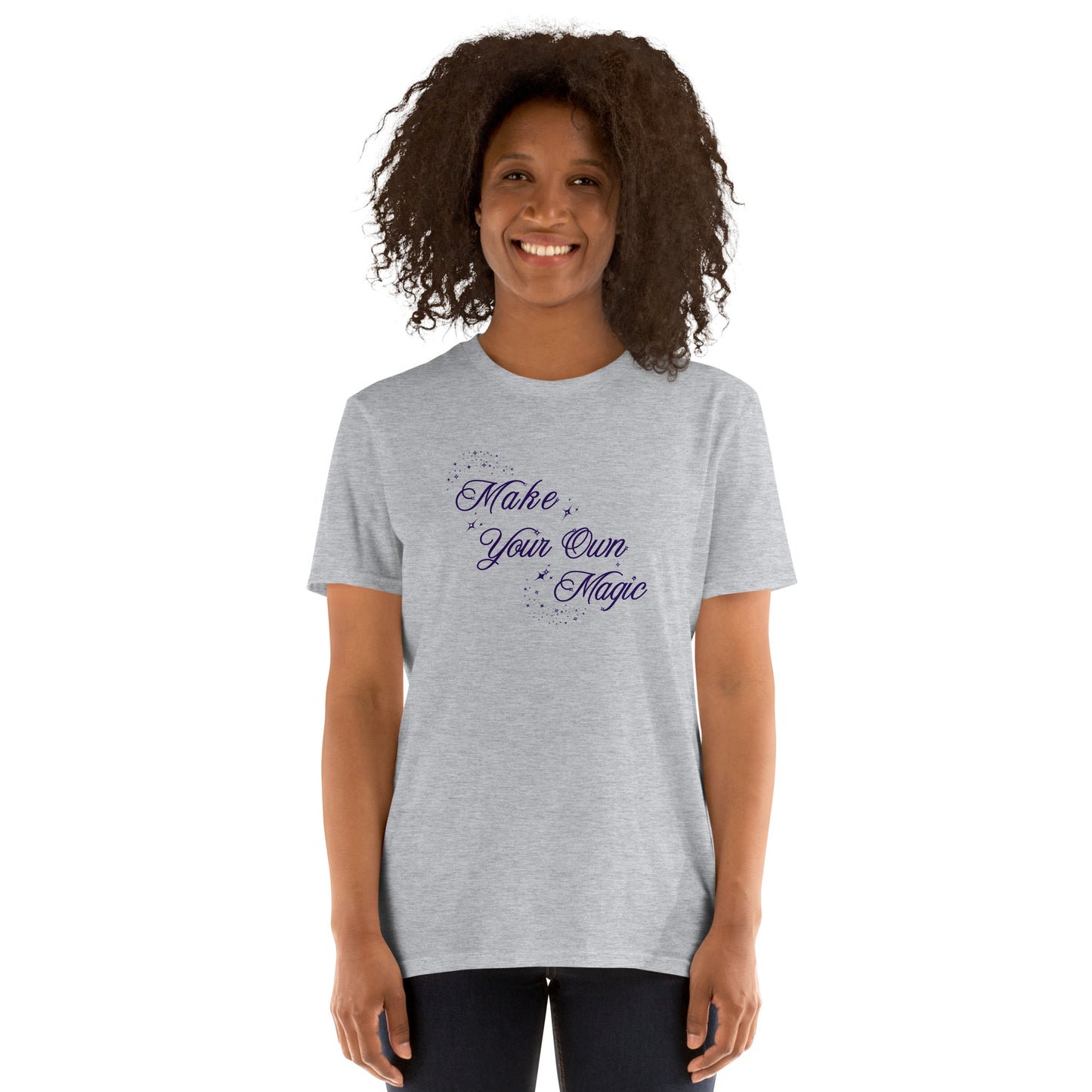 Believe in Magic Tee Make Your Own Magic Unisex Tee by EraofInk