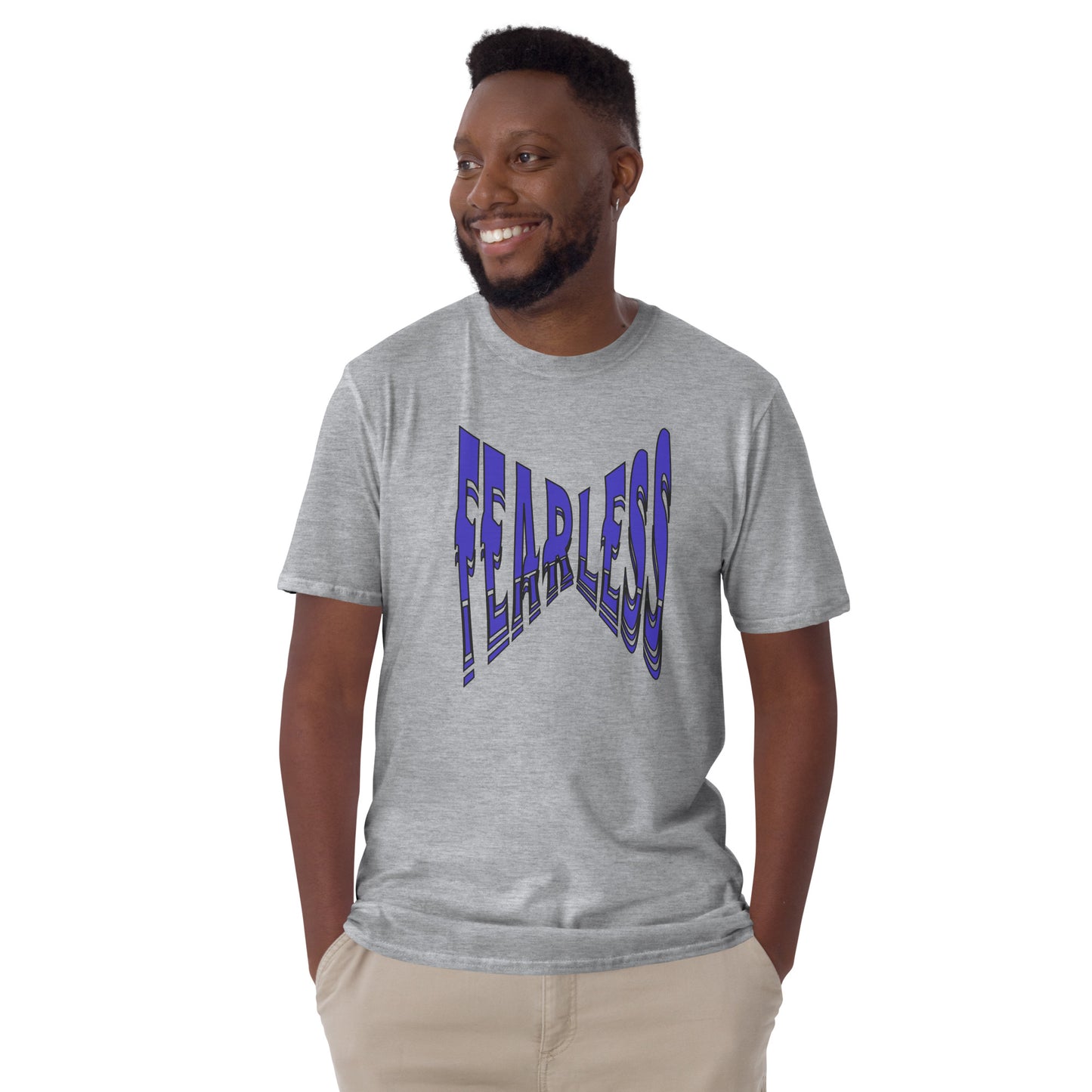 Fearless Warped Font Unisex Tee by EraofInk