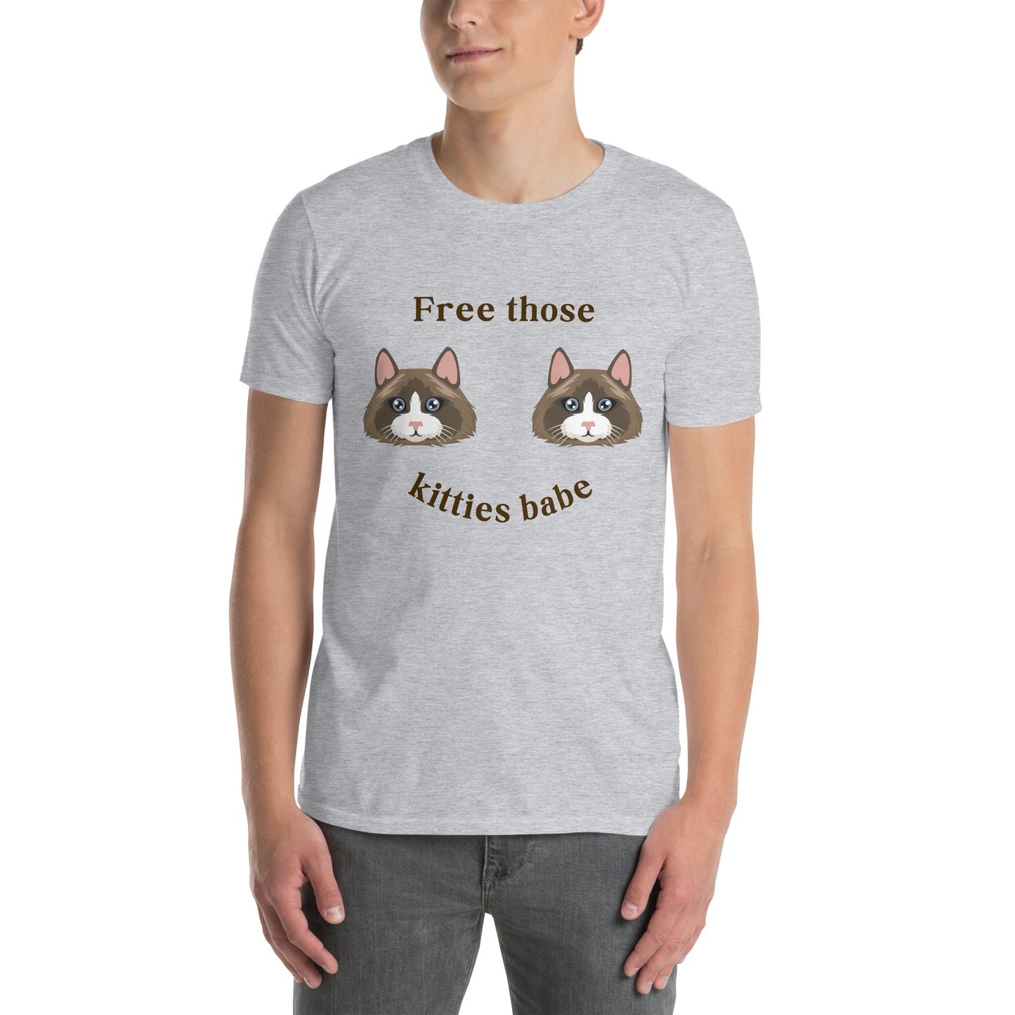 Free Those Kitties Babe Unisex Tee by EraofInk