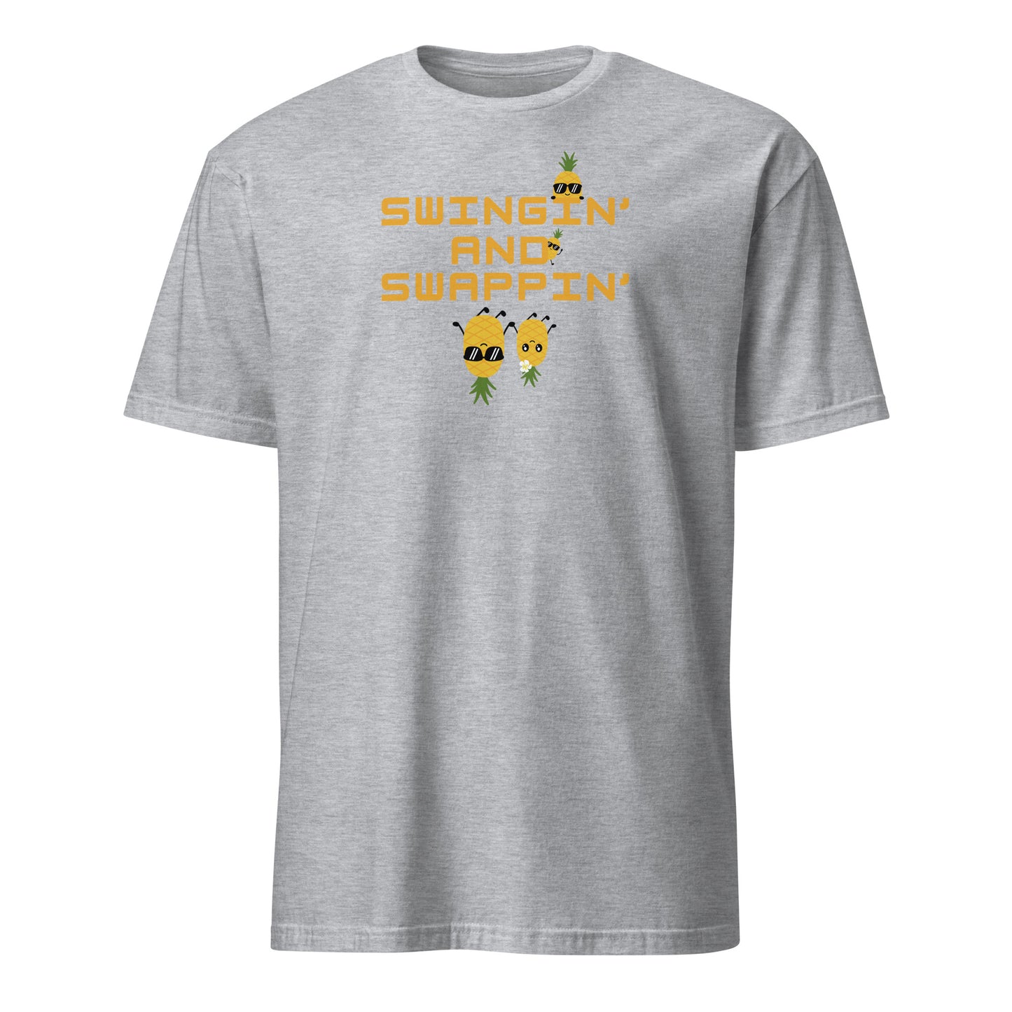 Swinger Lifestyle Tee Swingin' and Swapping Unisex Tee by EraofInk