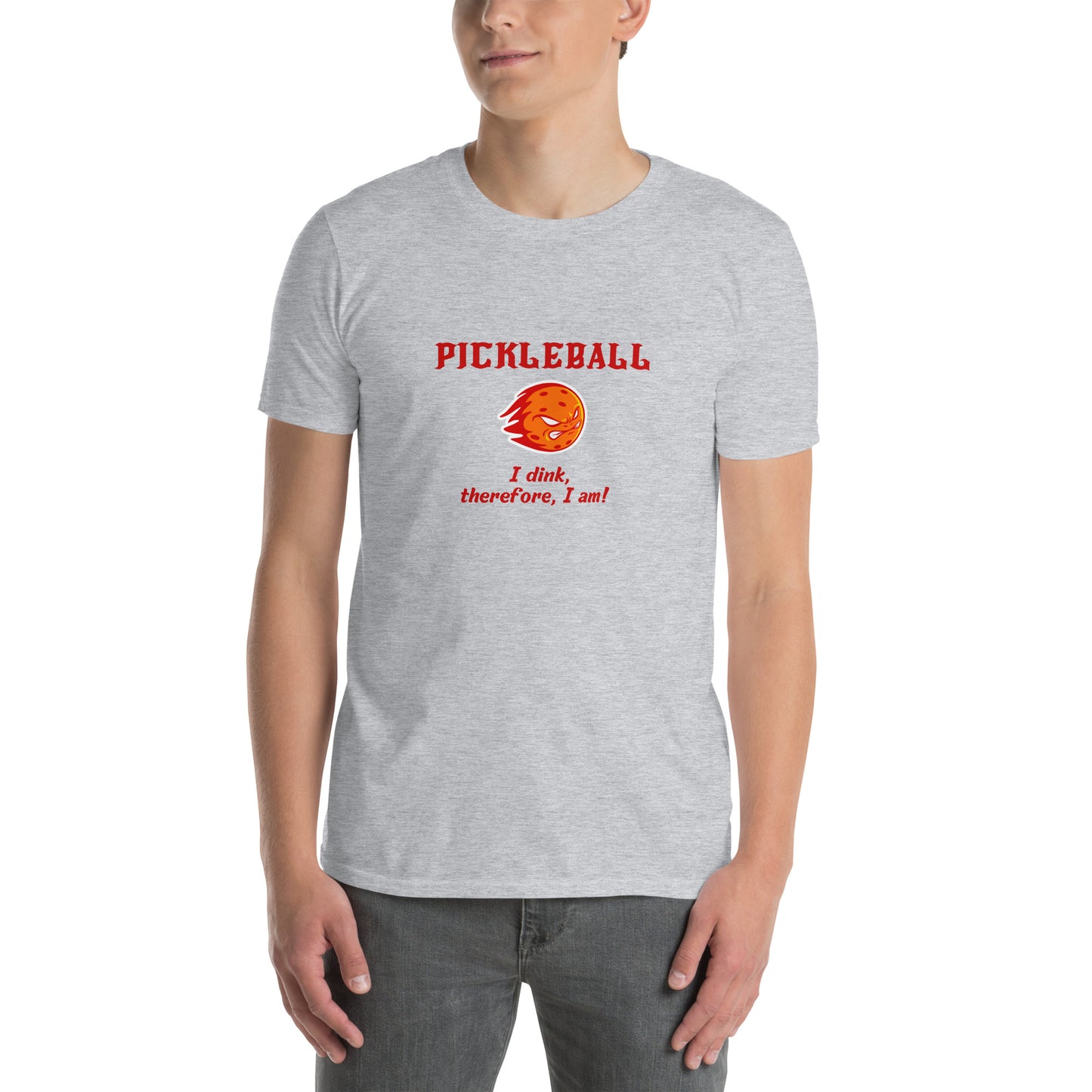 Pickleball I Dink, Therefore, I Am Unisex Tee by EraofInk