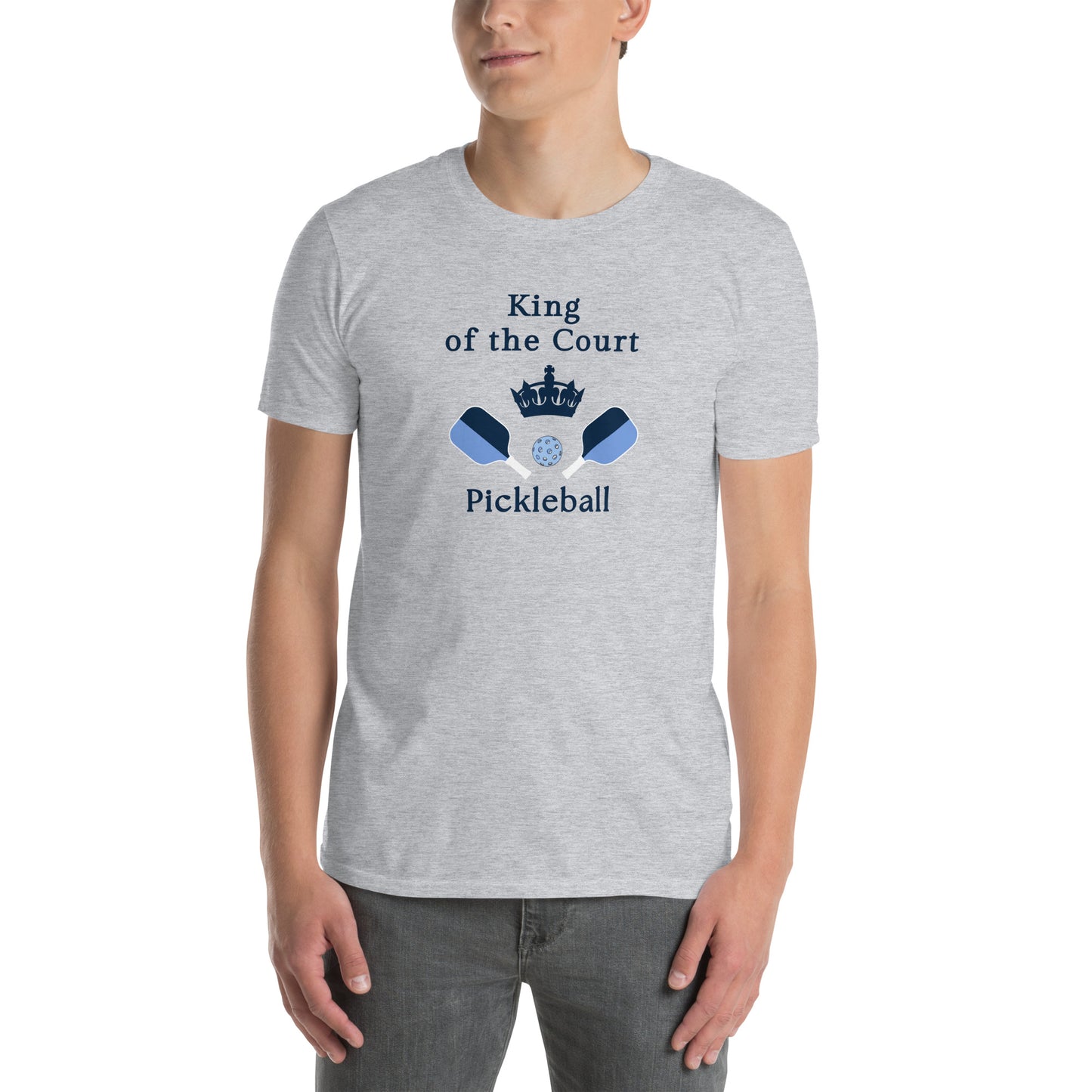 King of the Court Pickleball Unisex Tee by EraofInk