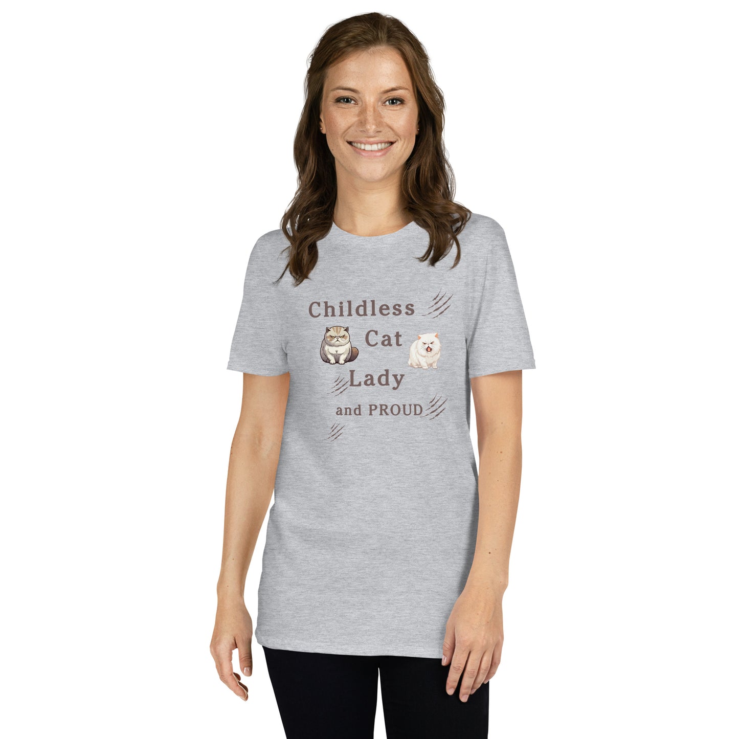 Childless Cat Lady & Proud Unisex Tee by EraofInk