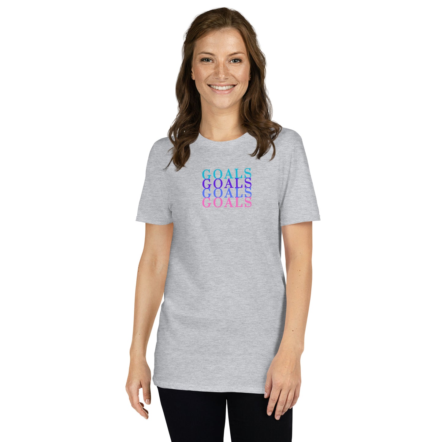 GOALS Never Give Up Strive Harder Unisex Tee by EraofInk