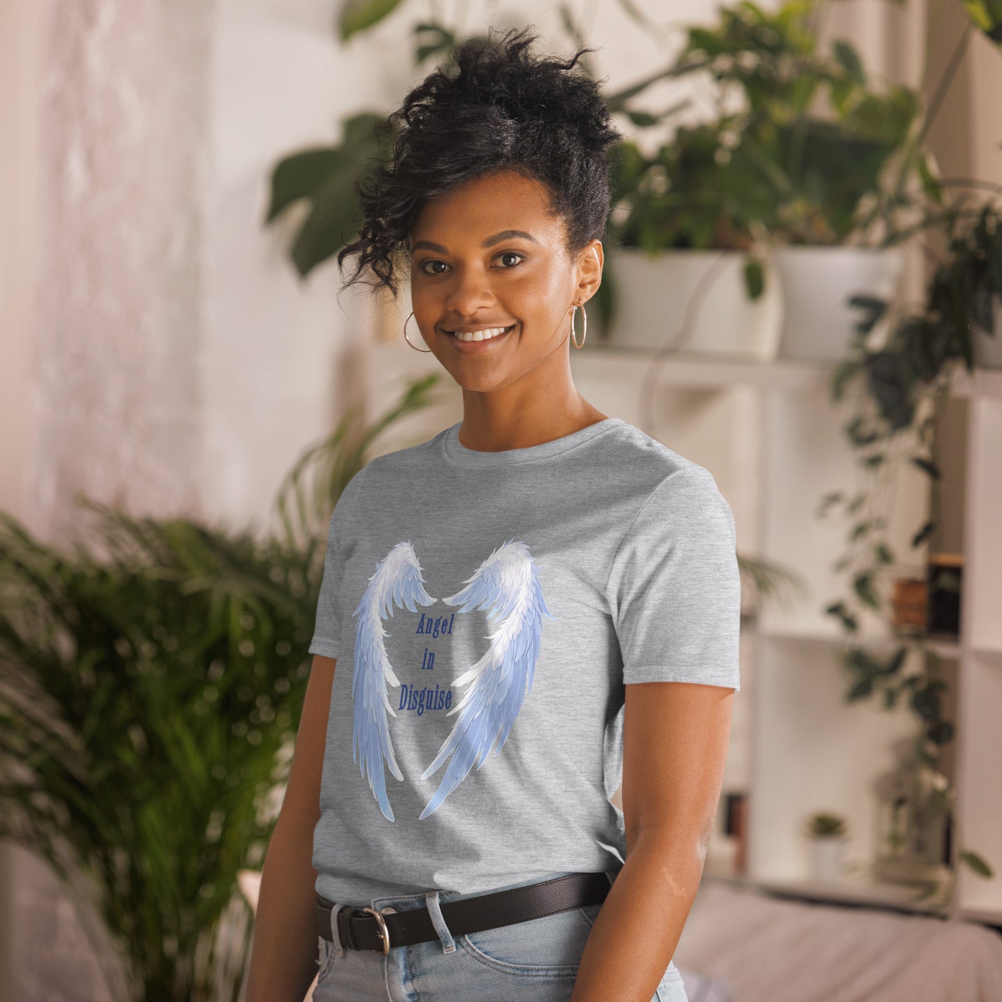 Angel in Disguise Unisex Tee by EraofInk