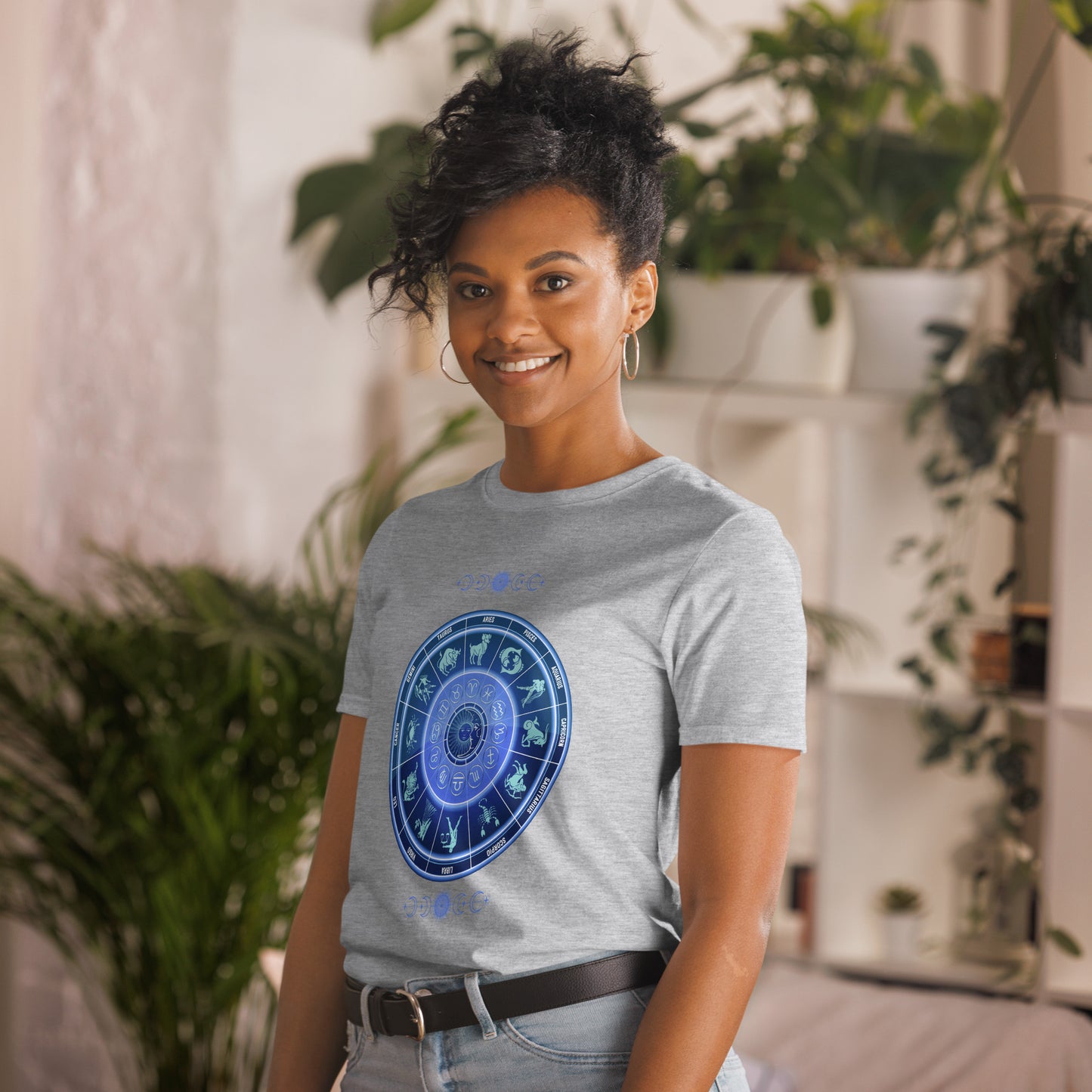 Astrological Chart Zodiac Birth Chart Unisex Tee by EraofInk