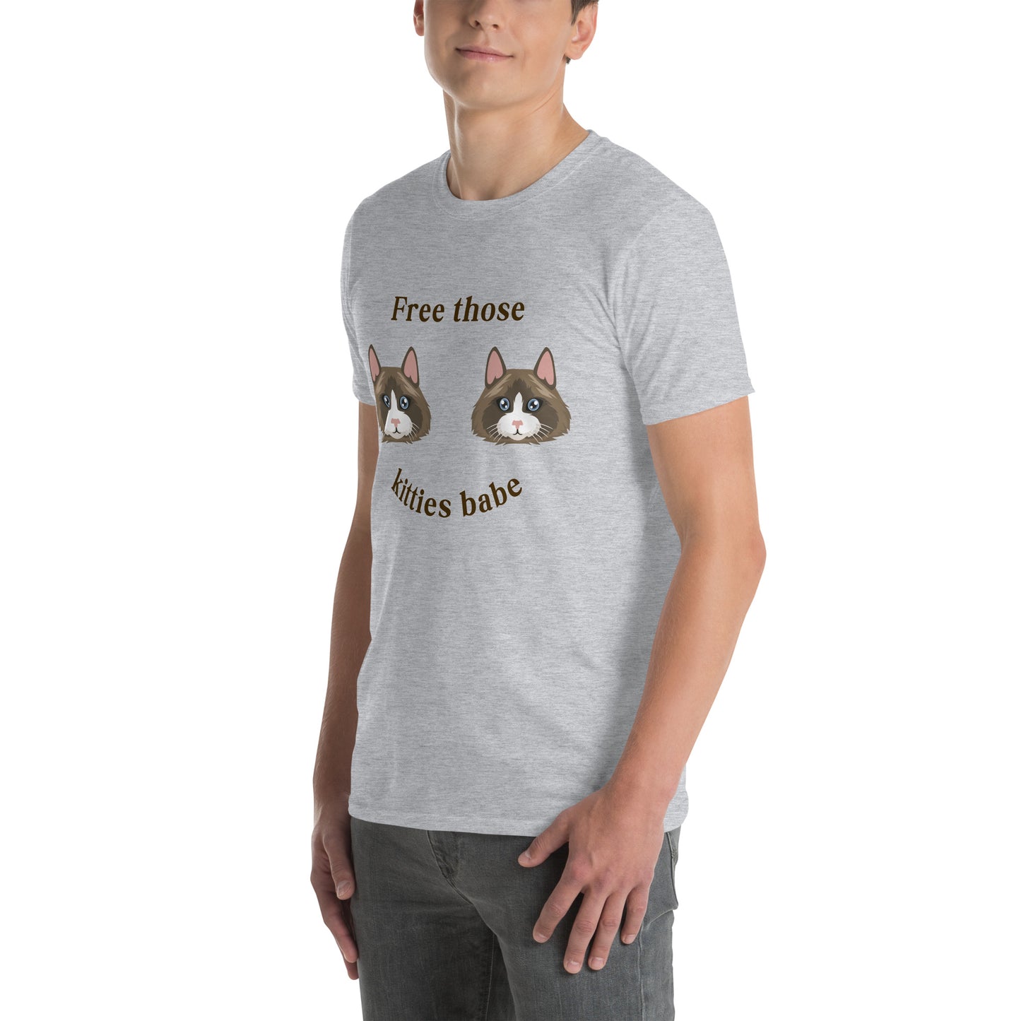 Free Those Kitties Babe Unisex Tee by EraofInk