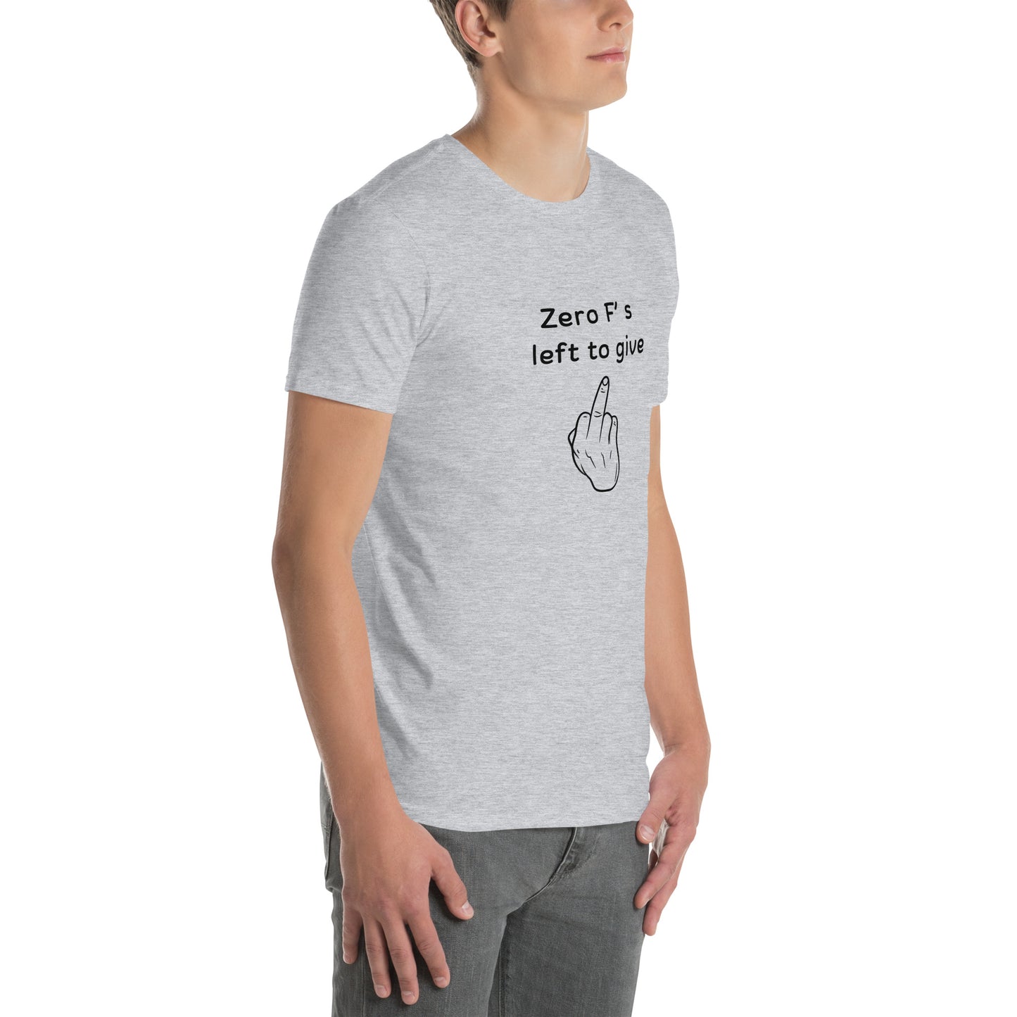 Zero F's Left to Give Unisex Tee by EraofInk