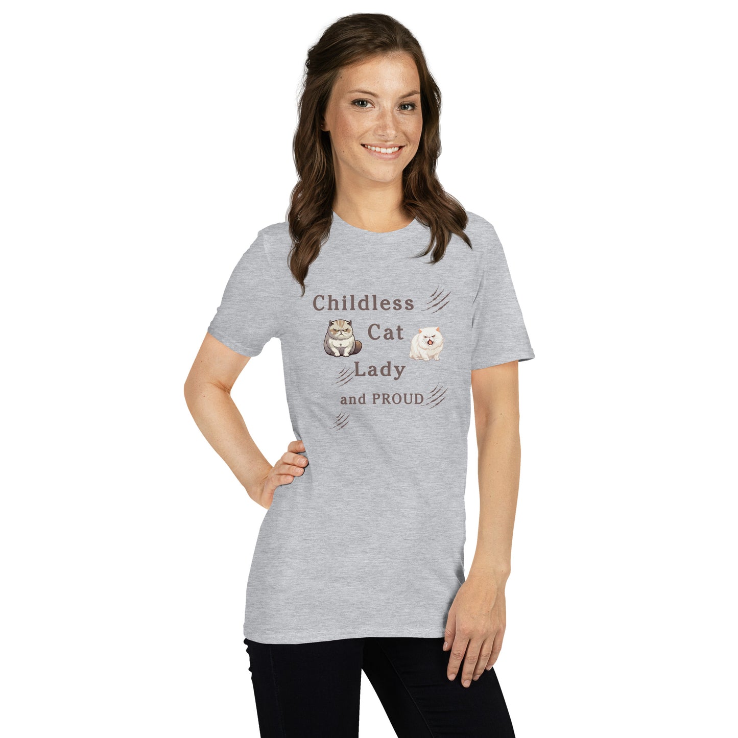Childless Cat Lady & Proud Unisex Tee by EraofInk