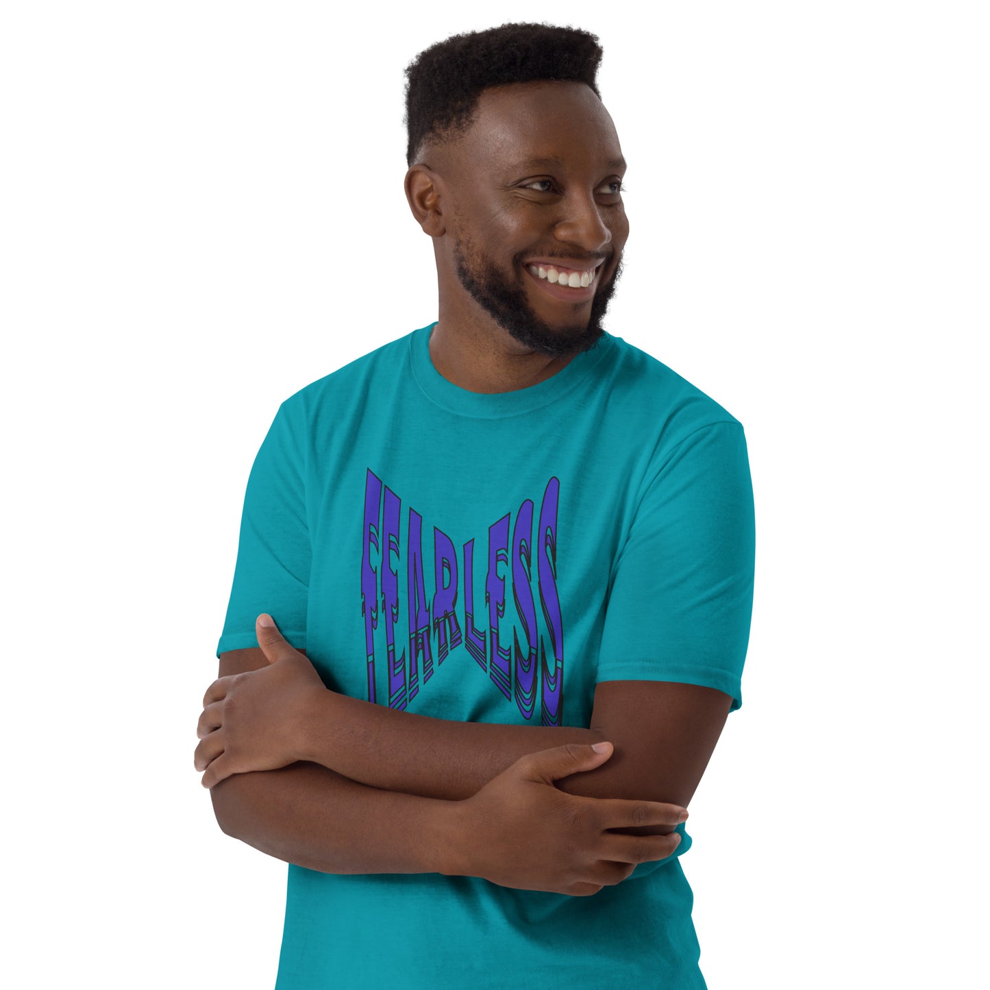 Fearless Warped Font Unisex Tee by EraofInk