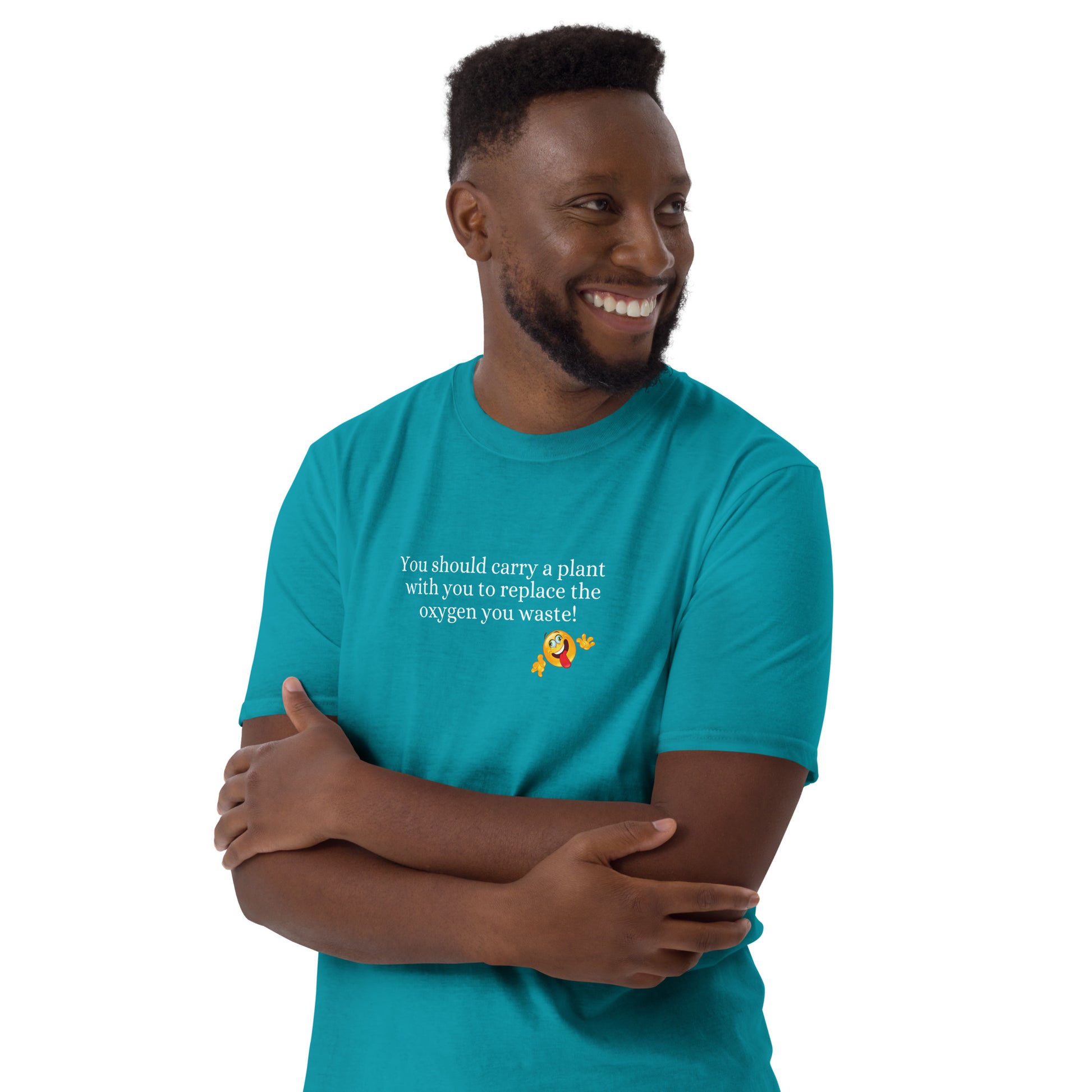 Silly Insult Tee Carry a Plant With You to Replace the Oxygen You Waste Unisex Tee by EraofInk