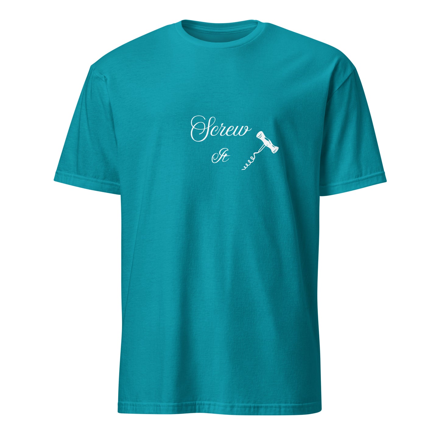 Wine Drinker's Tee Screw It by EraofInk