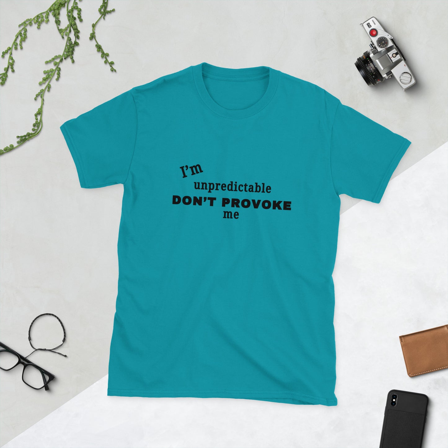 I'm Unpredictable Don't Provoke Me Unisex Tee by EraofInk