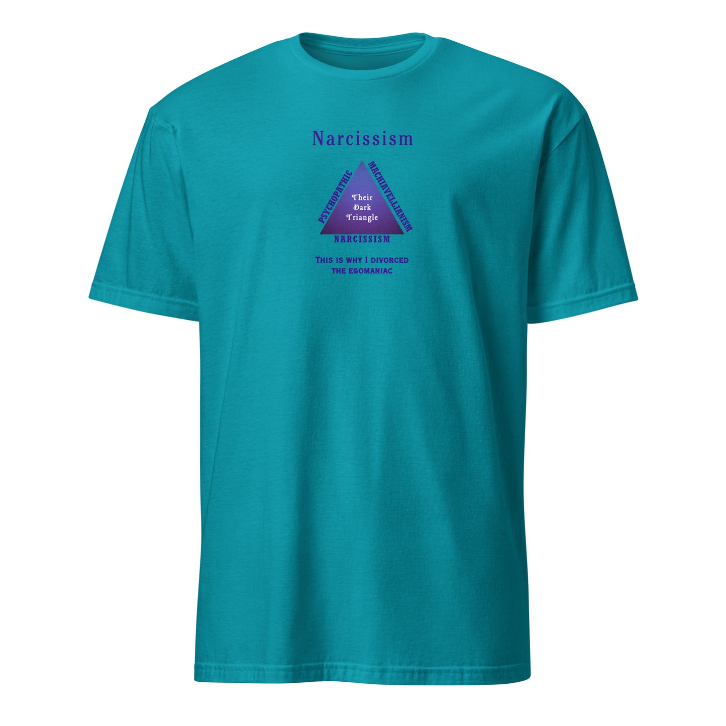 Narcissism Dark Triangle of Truth Unisex Tee by EraofInk
