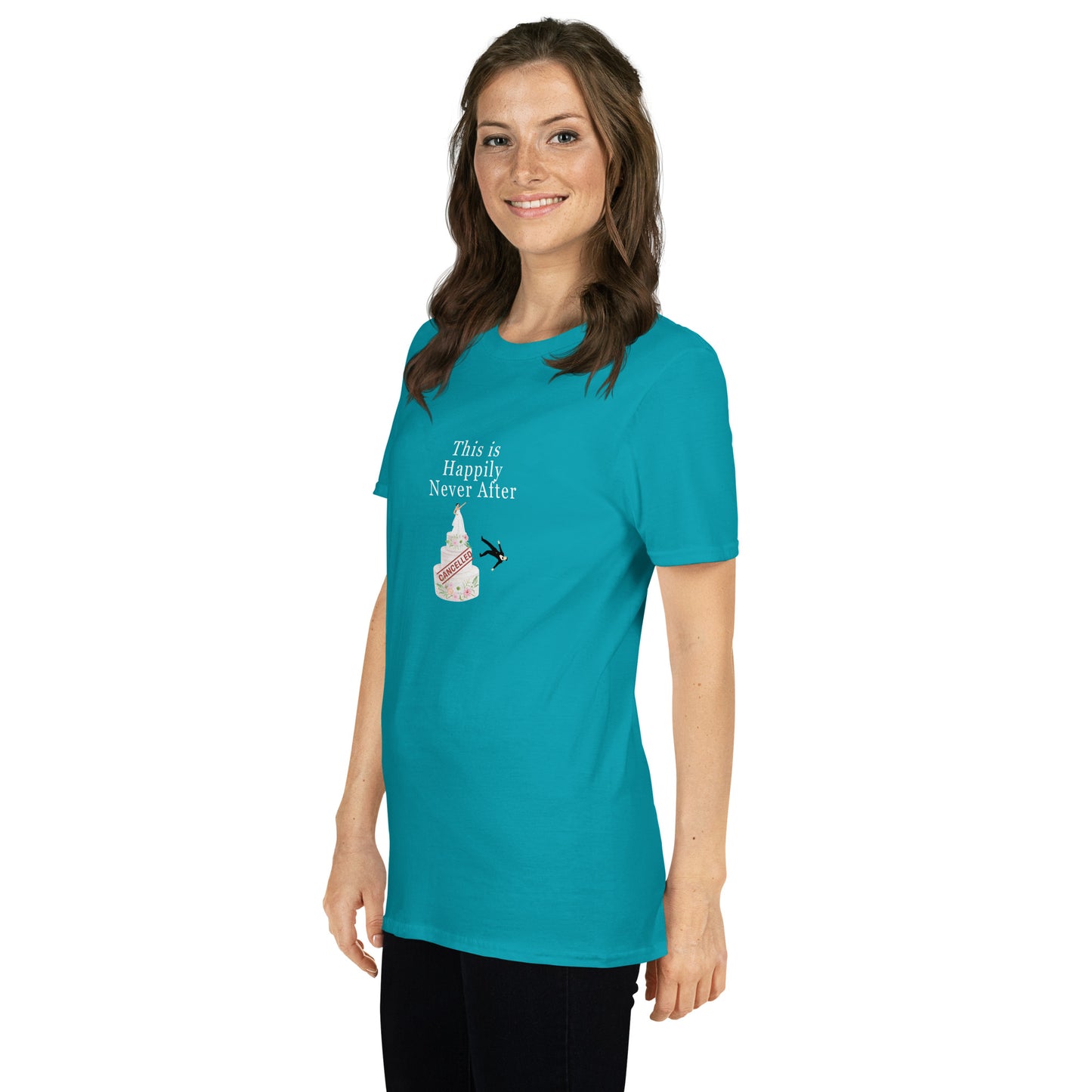 Wedding Cancelled Not Getting Married This is Happily Never After Unisex Tee. by EraofInk