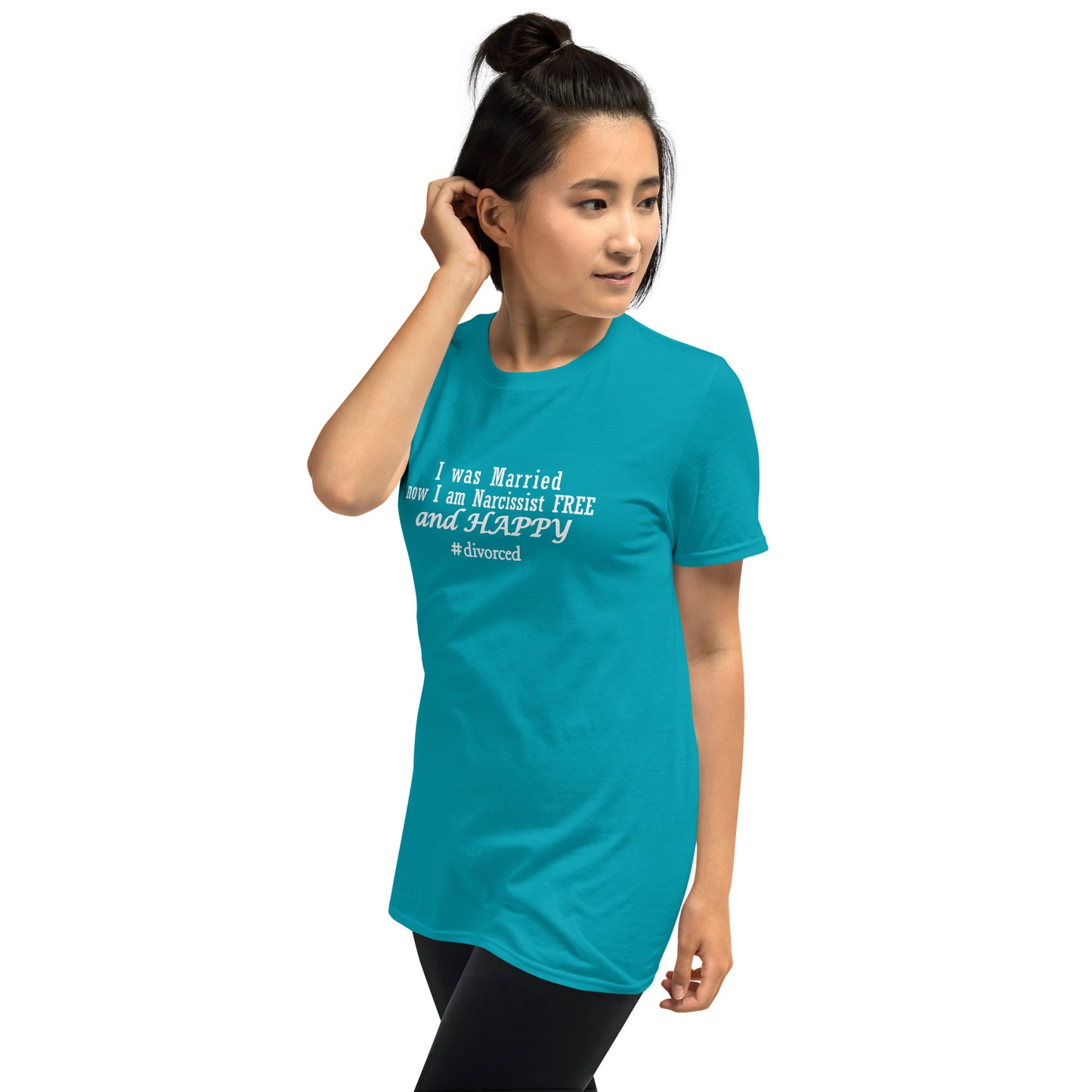 I Was Married Now I Am Narcissist Free & Happy #divorce Unisex Tee by EraofInk