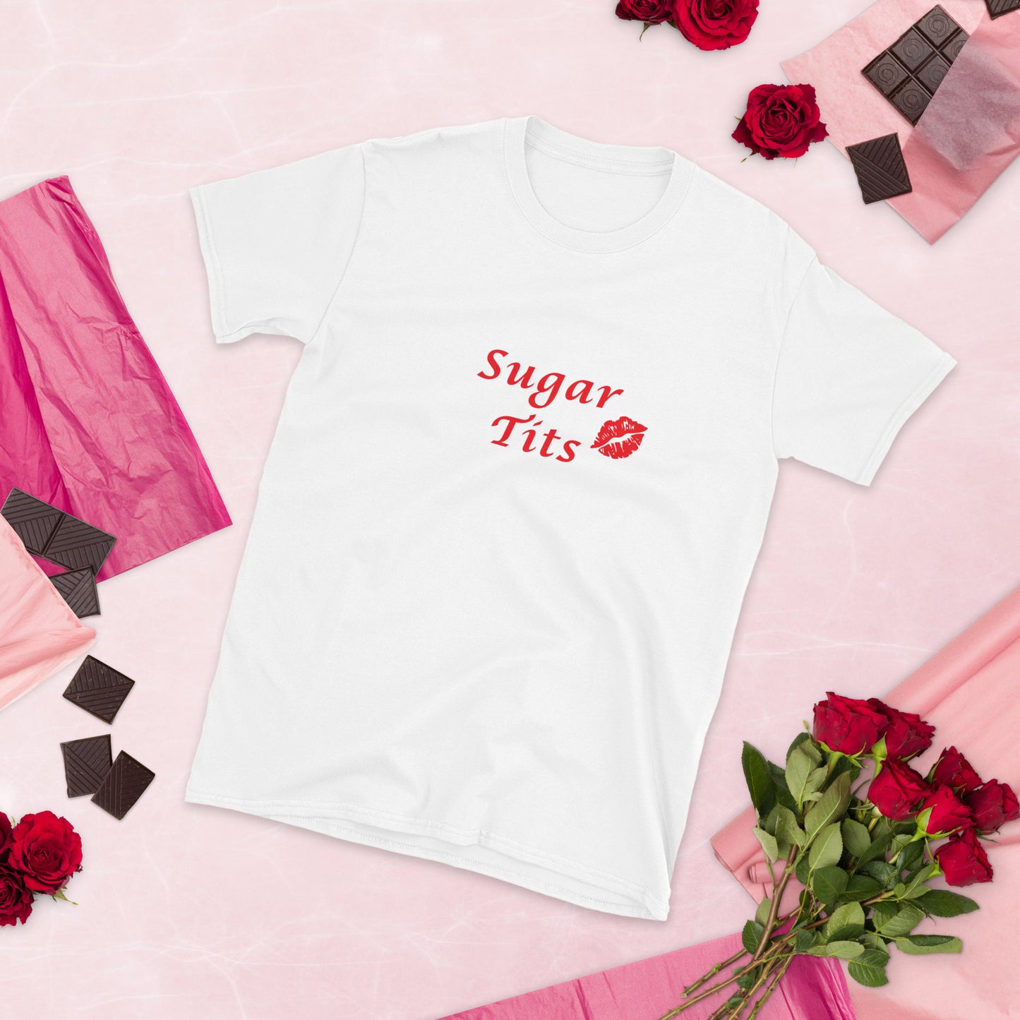 Sugar Tits Unisex Tee by EraofInk