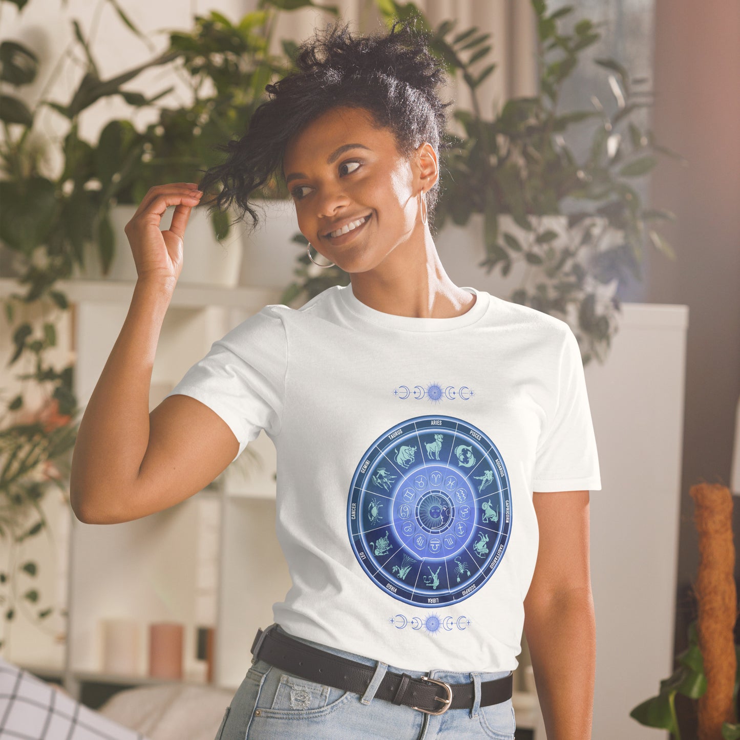 Astrological Chart Zodiac Birth Chart Unisex Tee by EraofInk