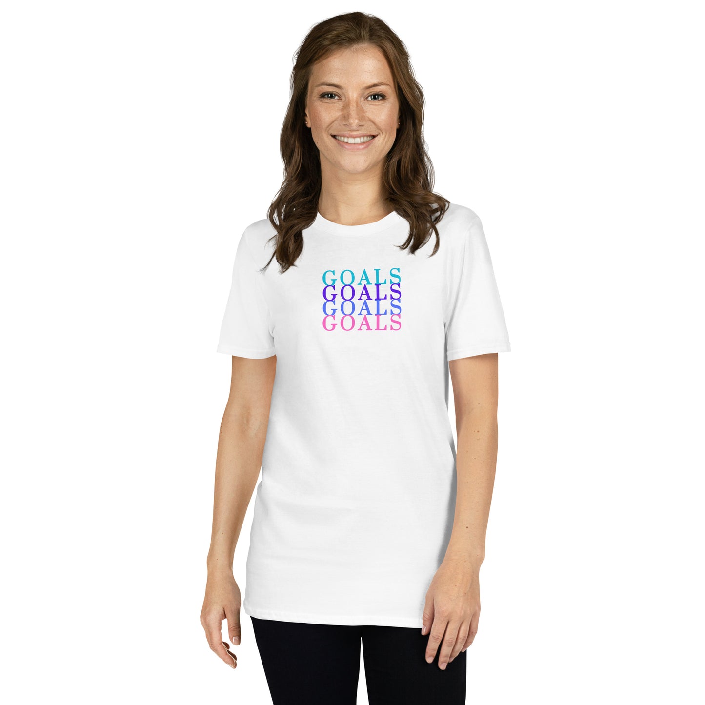 GOALS Never Give Up Strive Harder Unisex Tee by EraofInk