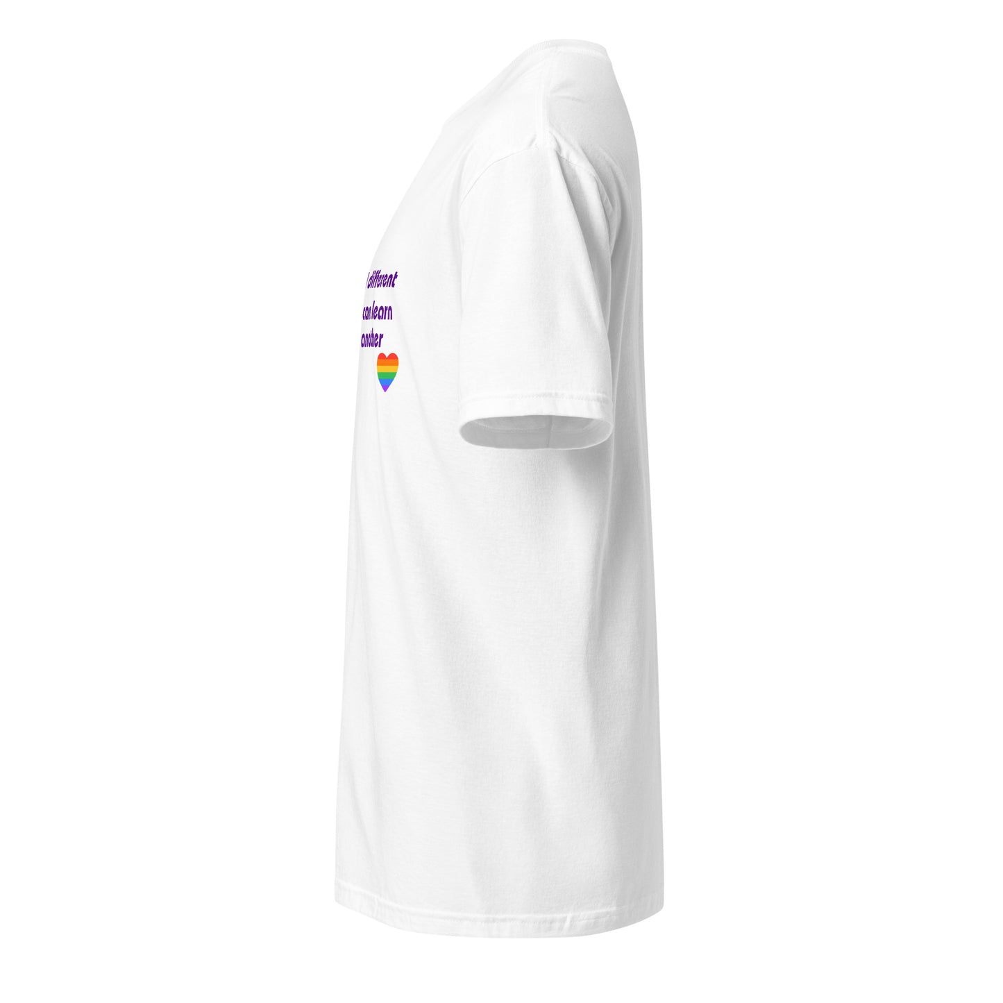 We Are All Different So We Can Learn From One Another Unisex Tee by EraofInk