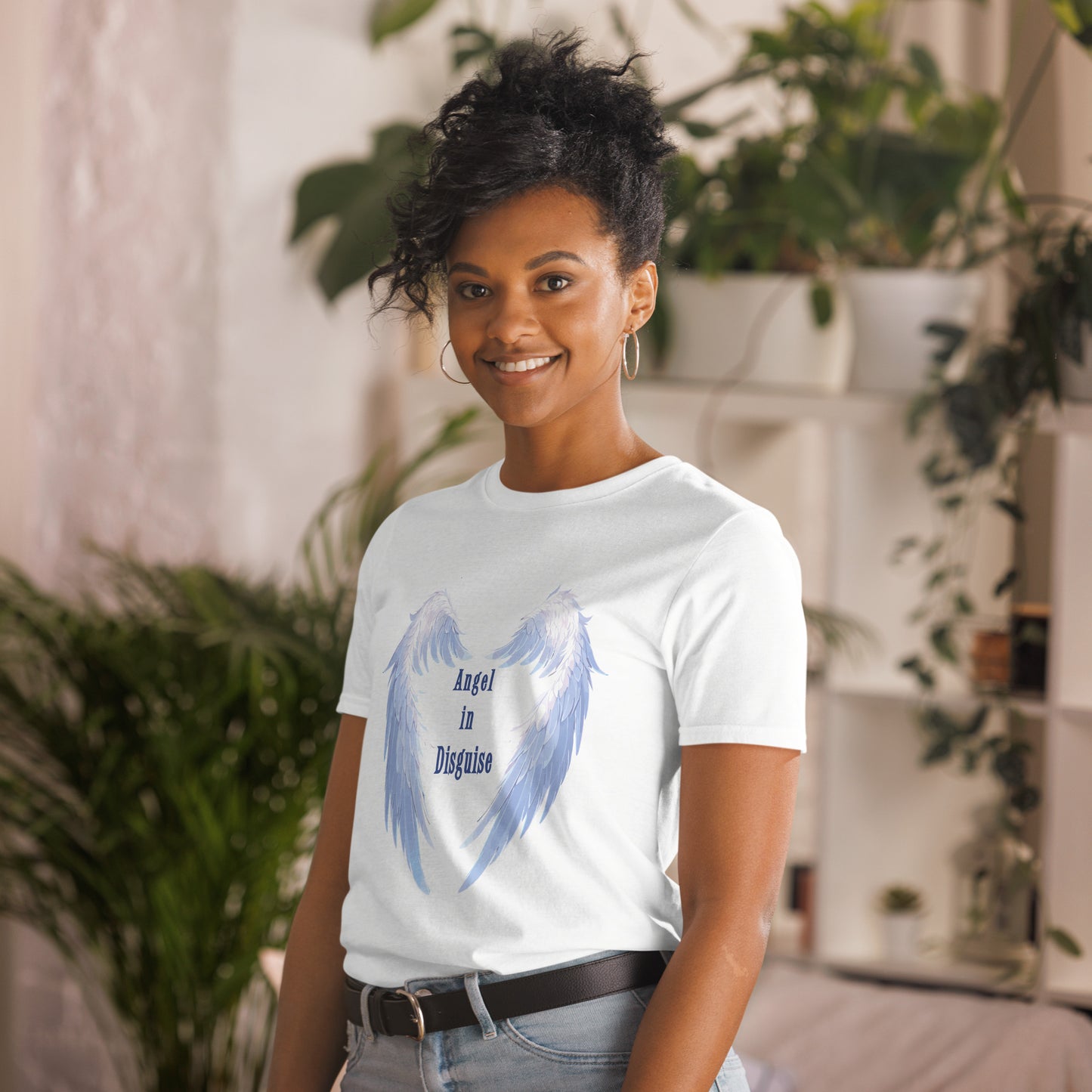 Angel in Disguise Unisex Tee by EraofInk