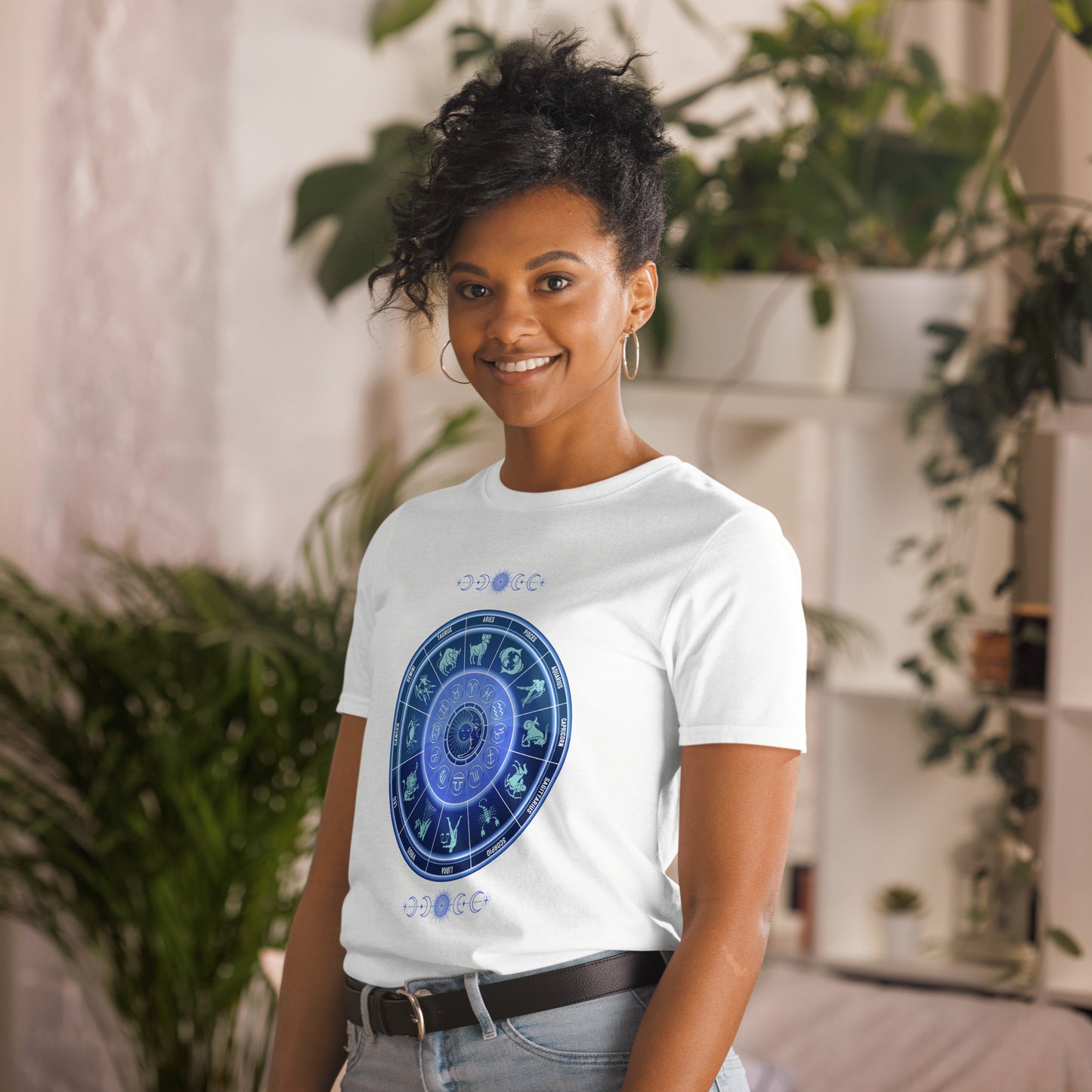 Astrological Chart Zodiac Birth Chart Unisex Tee by EraofInk