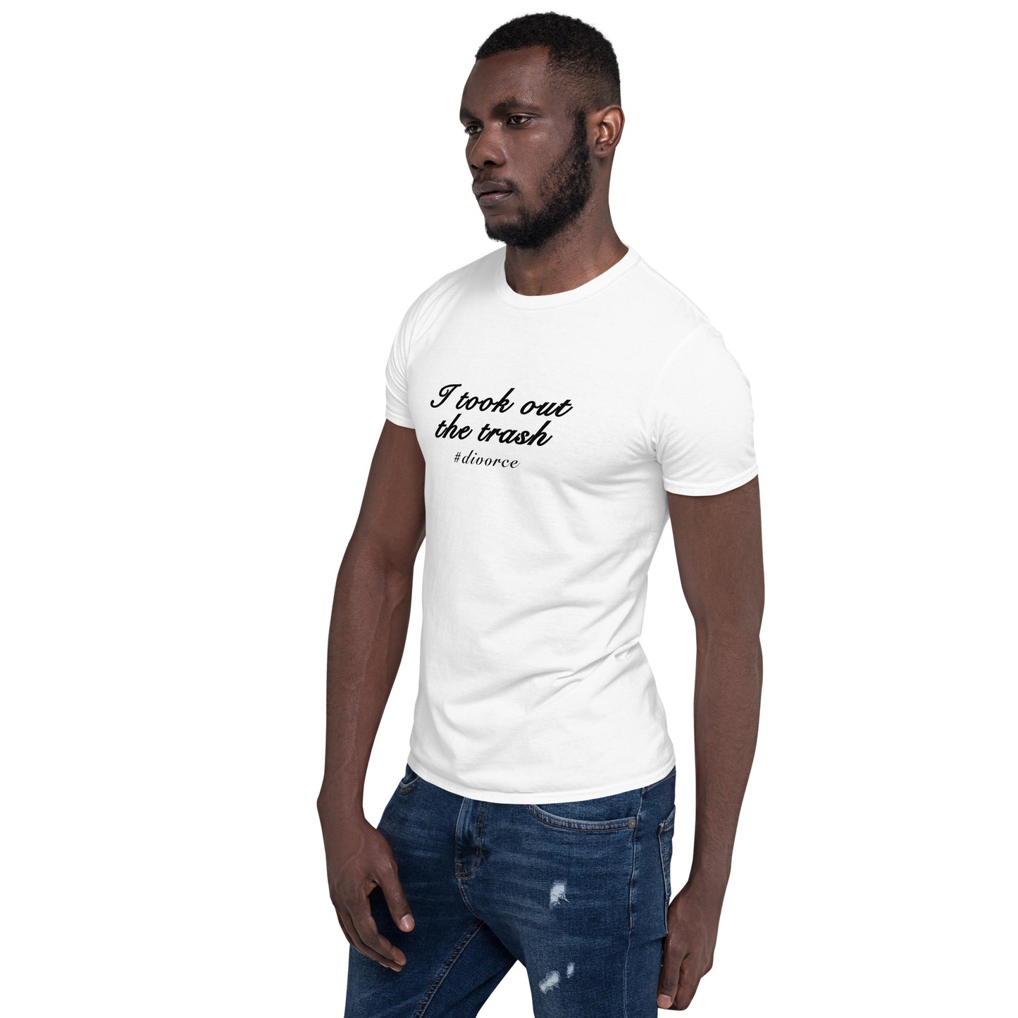 Funny Divorce Tee I Took Out the Trash Unisex Tee by EraofInk