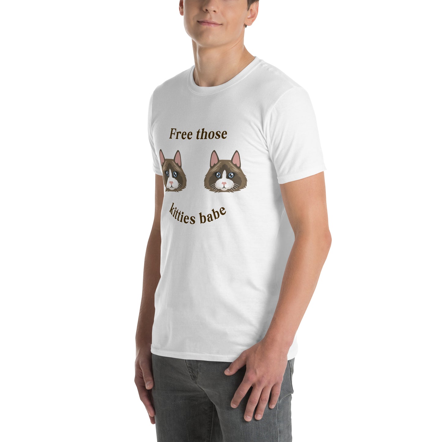 Free Those Kitties Babe Unisex Tee by EraofInk