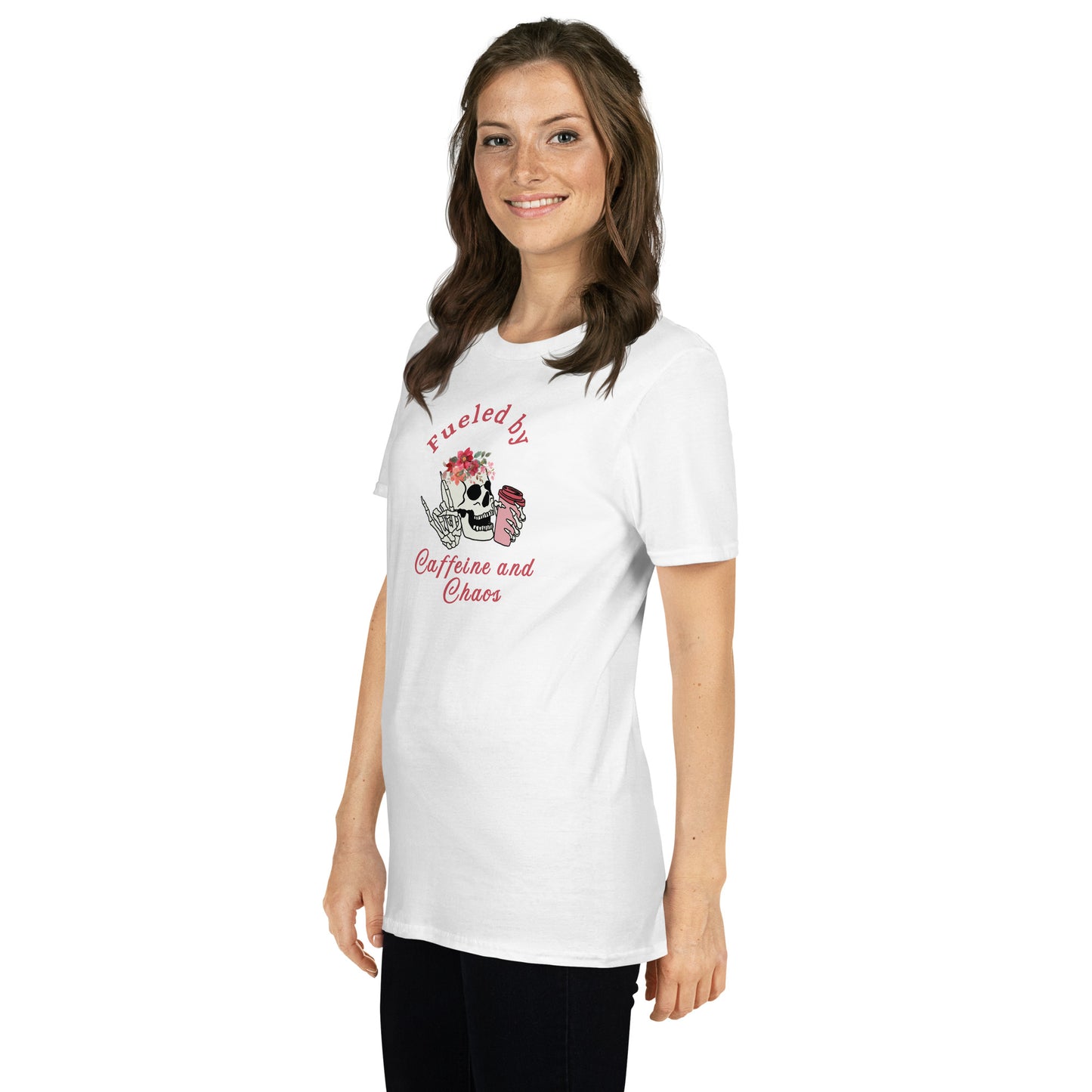 Fueled by Caffeine & Chaos Unisex Tee by EraofInk