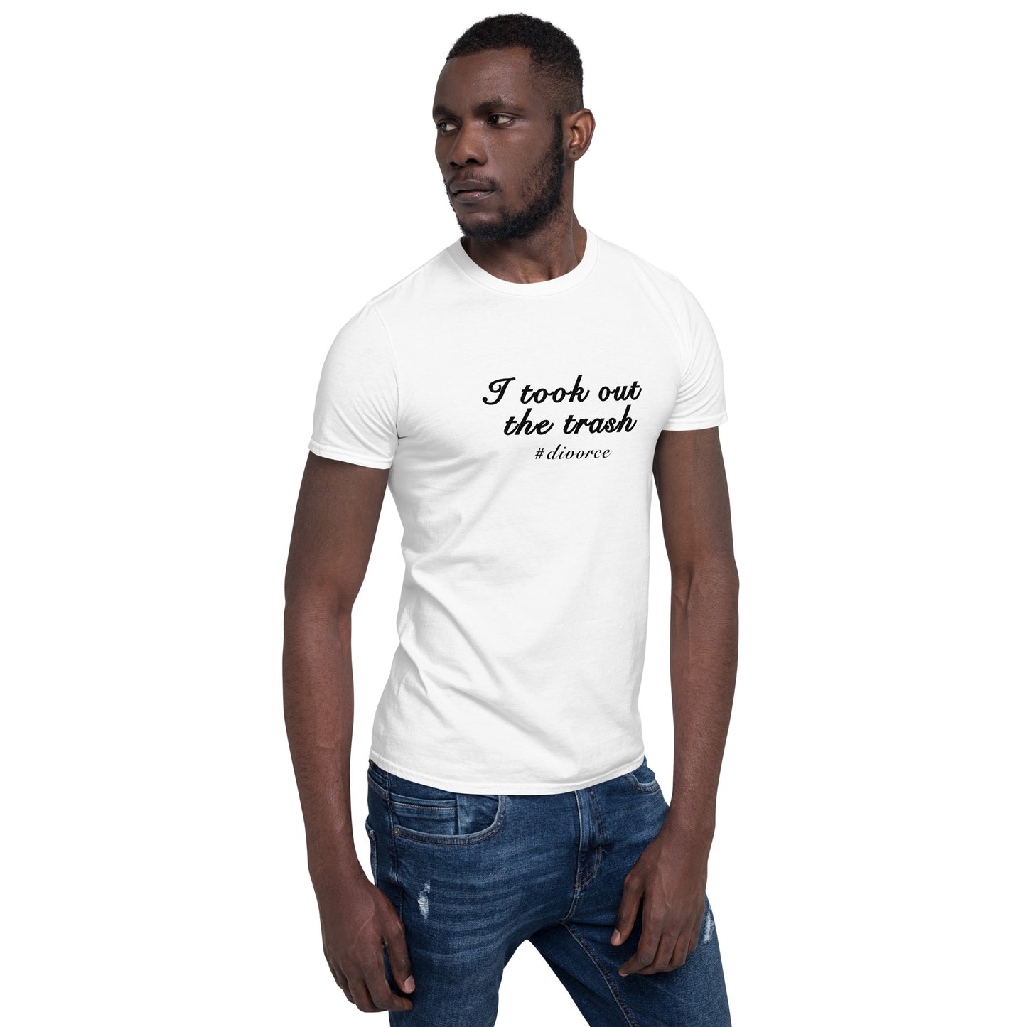 Funny Divorce Tee I Took Out the Trash Unisex Tee by EraofInk