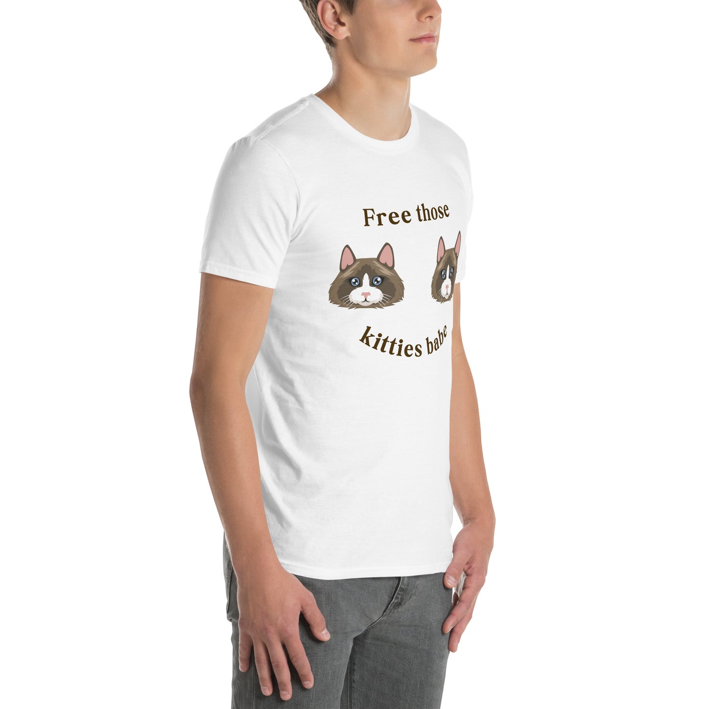 Free Those Kitties Babe Unisex Tee by EraofInk